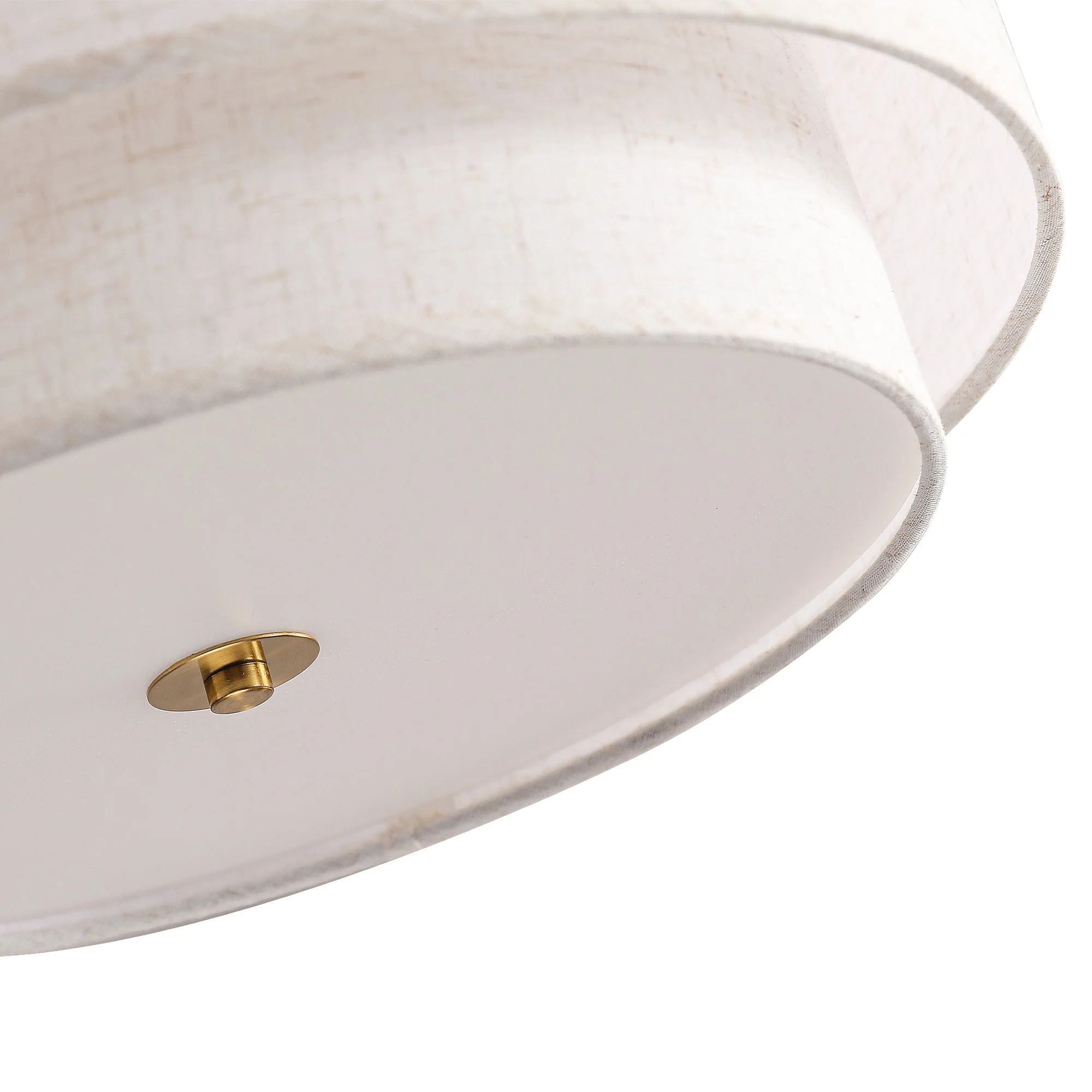 15' Modern Ceiling Light Fabric Upholstered - Image 8