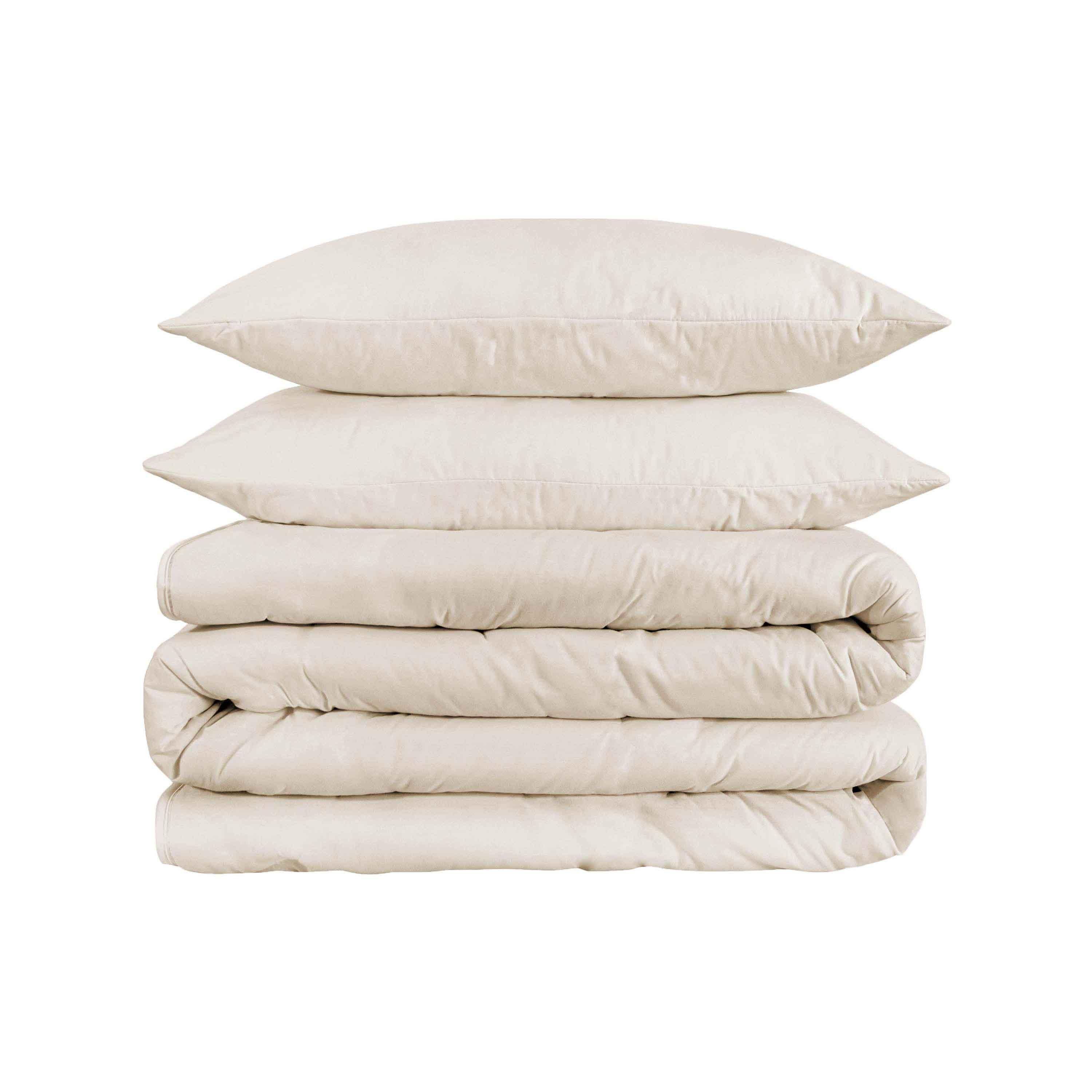 1500 Thread Count Egyptian Cotton Solid Duvet Cover Set - Image 17