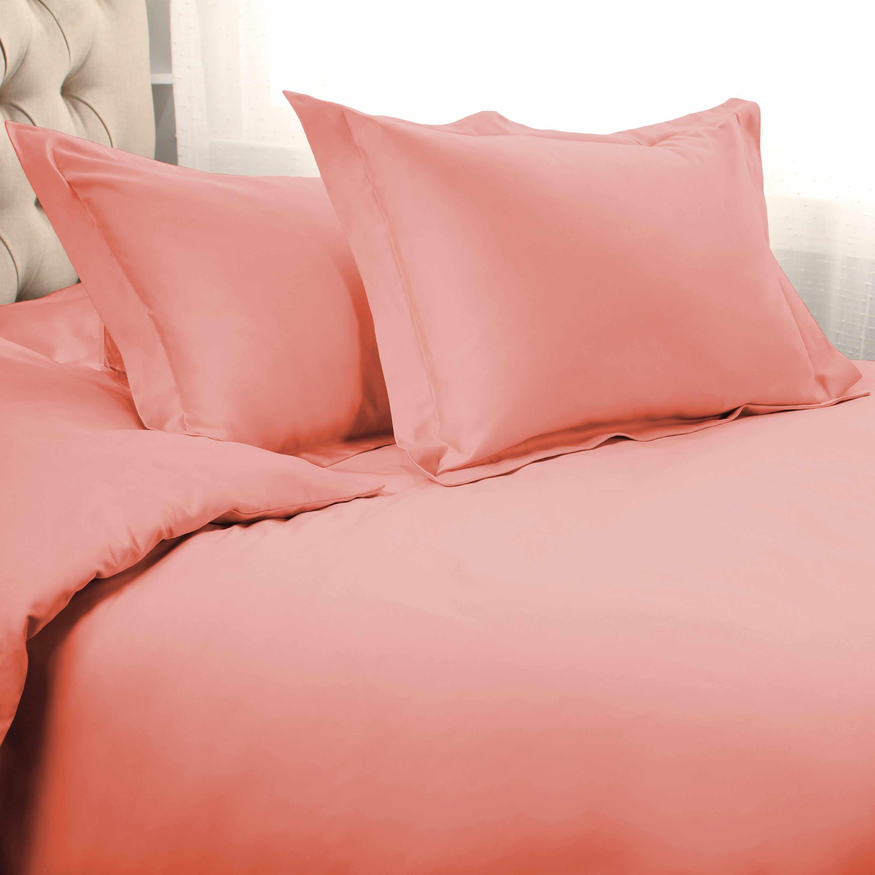 1500 Thread Count Egyptian Cotton Solid Duvet Cover Set - Image 7