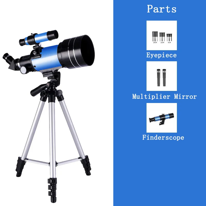 150X HD Astronomical Telescope with Night Vision Long Range Star Moon Viewing Scope - Image 7