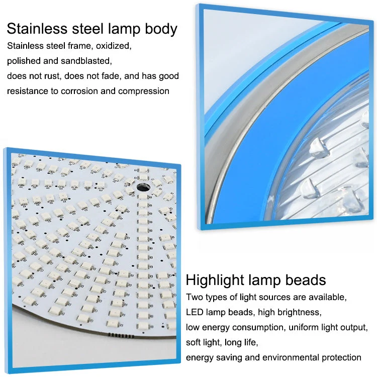 15W LED Pool Light IP68 Waterproof Stainless Steel Underwater Wall Mounted Light - Image 5