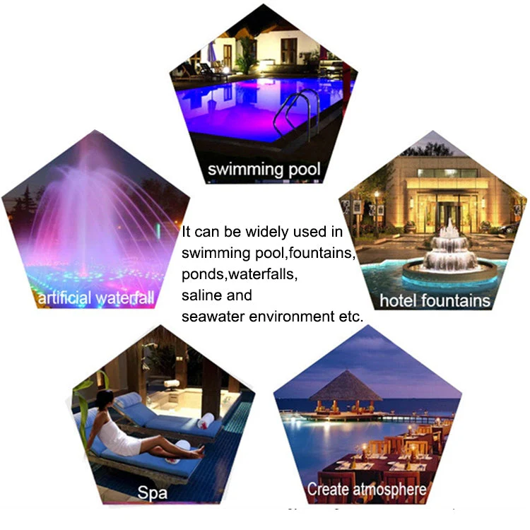 15W LED Pool Light IP68 Waterproof Stainless Steel Underwater Wall Mounted Light - Image 7