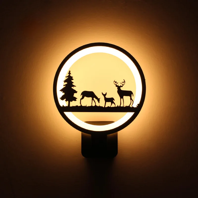 15W LED Wall Lamp Modern Creative Bedroom Living Room Corridor Indoor Light - Image 2