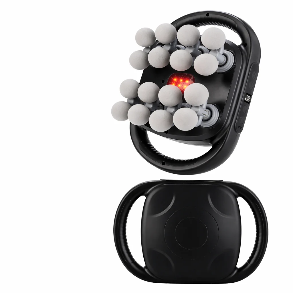 16-Head Fascia Massage Gun High-Frequency Muscle Massager for Neck Back Shoulders - Image 9
