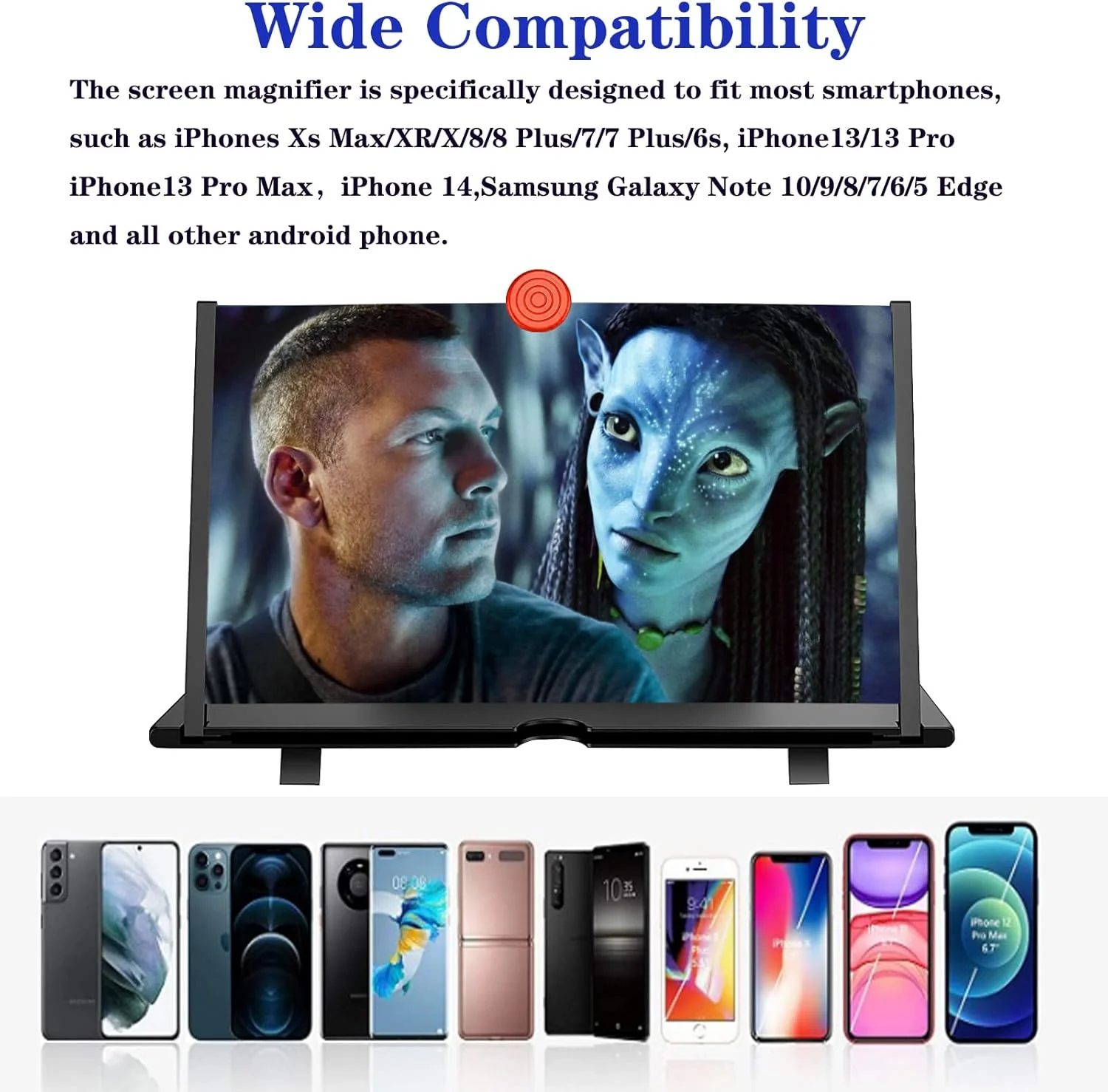 16 Inch Phone Screen Magnifier HD Mobile Screen Amplifier Stand for Movies - Image 3