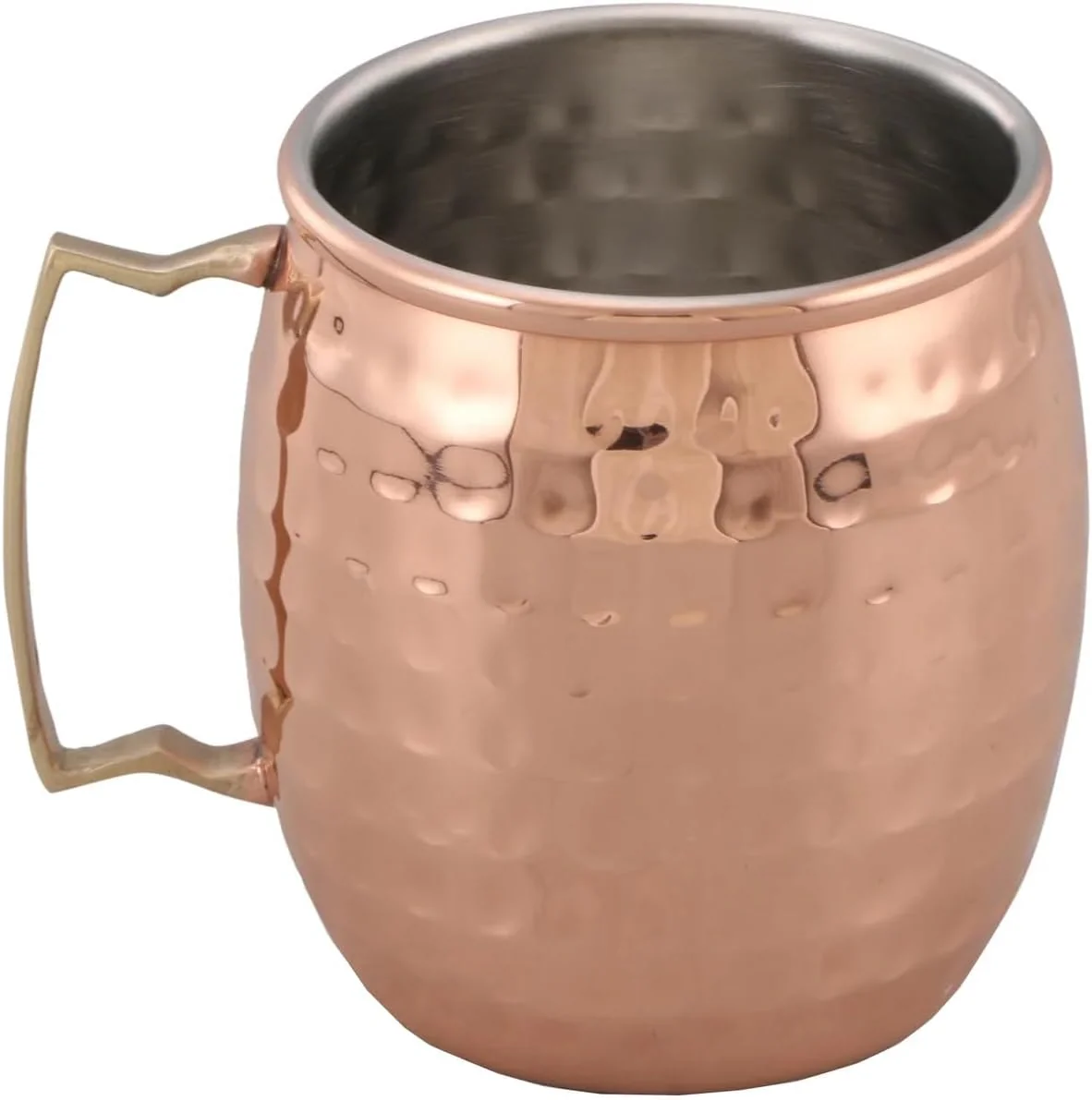 16 oz. Hammered Copper Moscow Mule Mugs (Set of 4) - Image 5