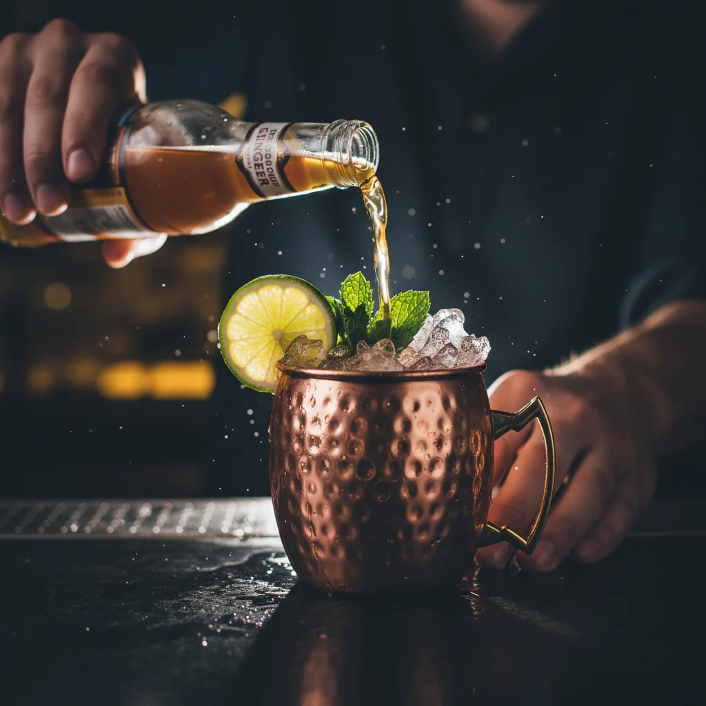 16 oz. Hammered Copper Moscow Mule Mugs (Set of 4) - Image 7
