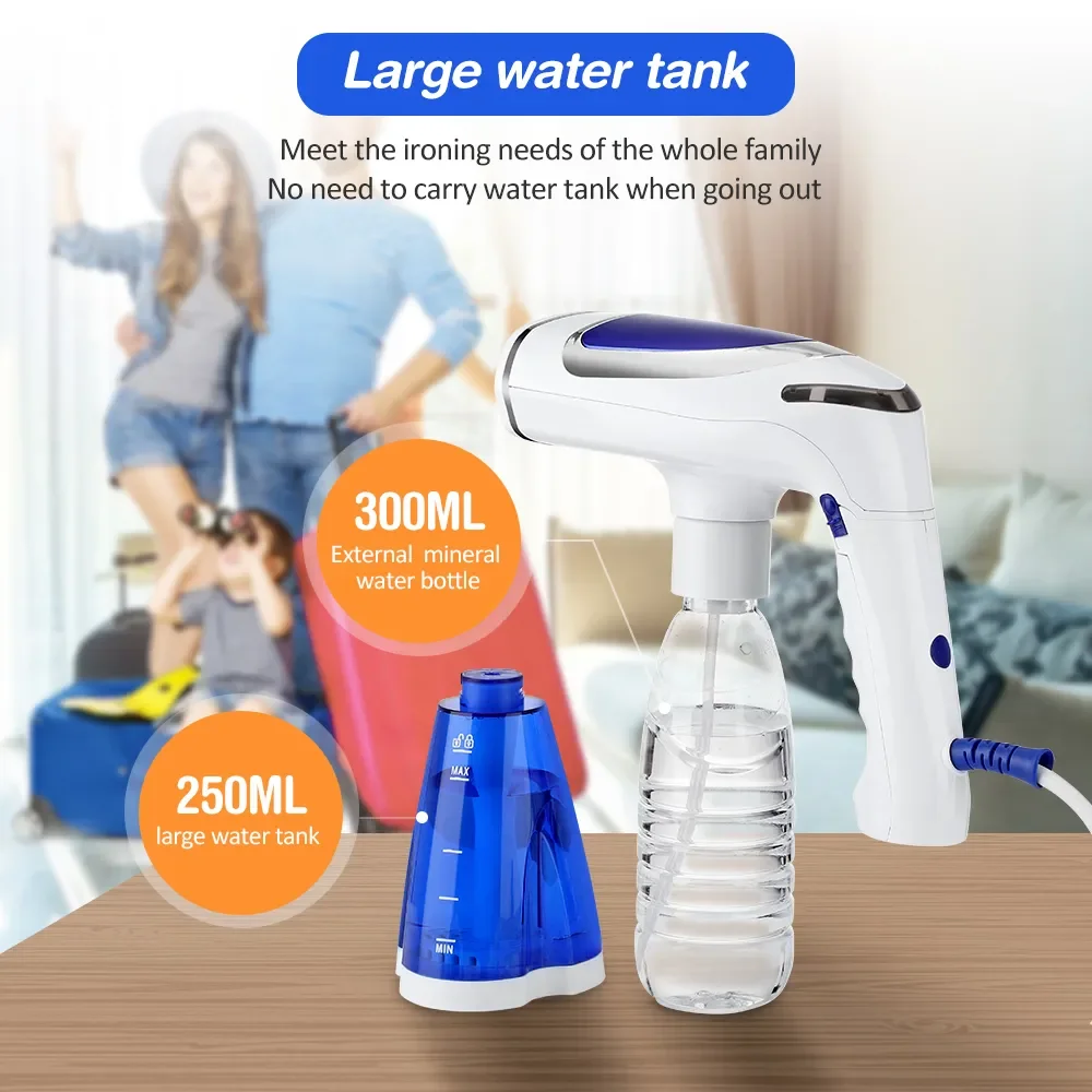 1600W Handheld Garment Steamer Foldable Portable Steam Iron for Clothes - Image 6