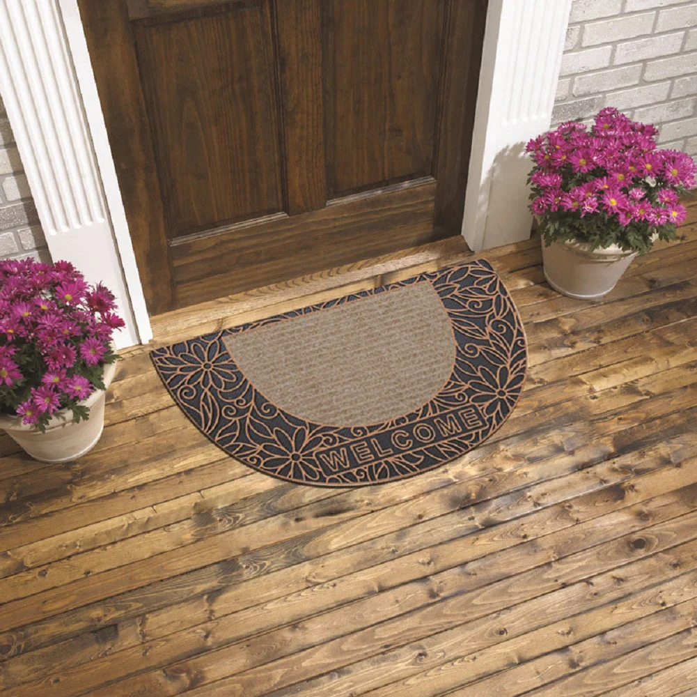 16''x28'' Half Moon Door Mat - 2 Colors - Image 3