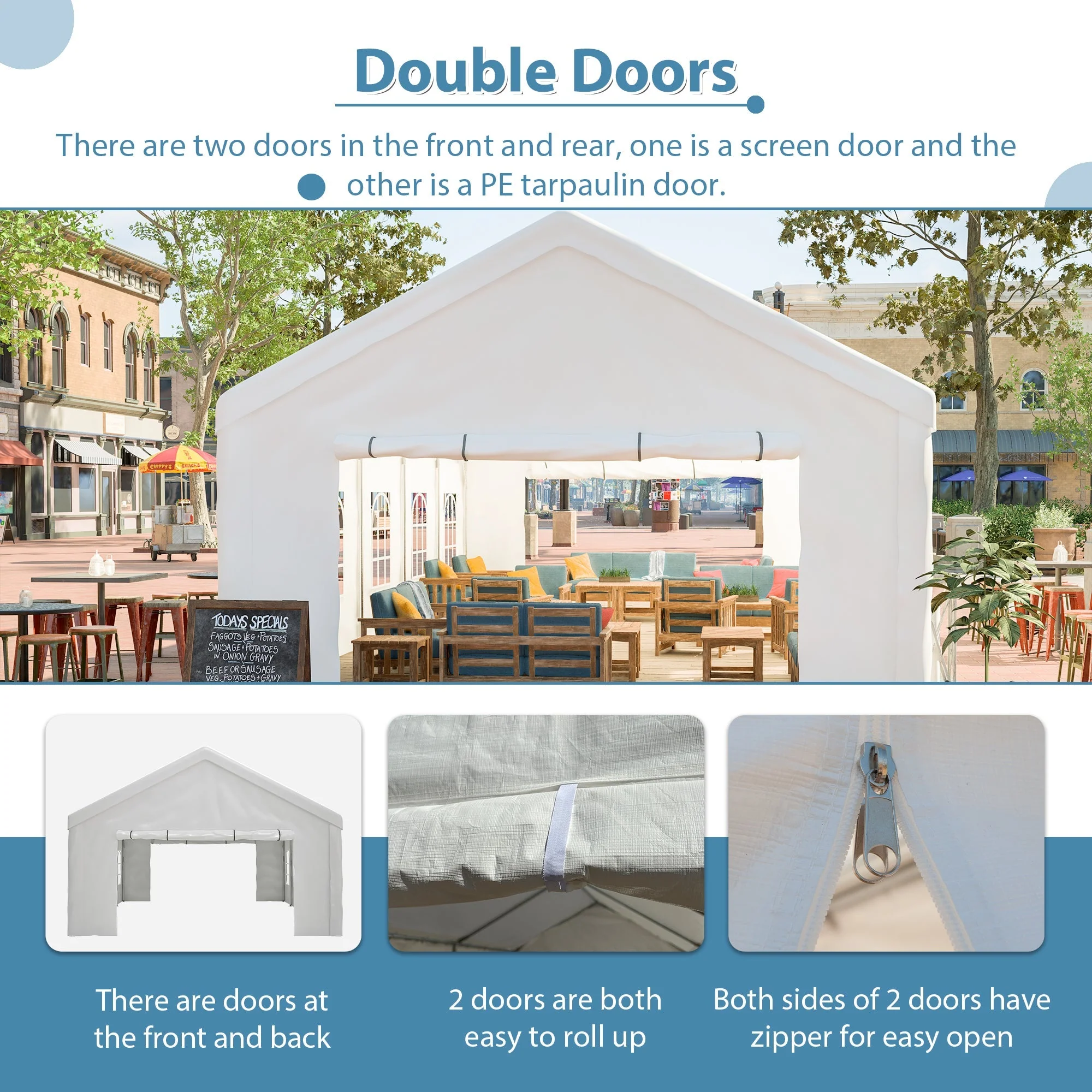 16x32FT Party Tent Heavy Duty Large Wedding Event Shelters - Image 10
