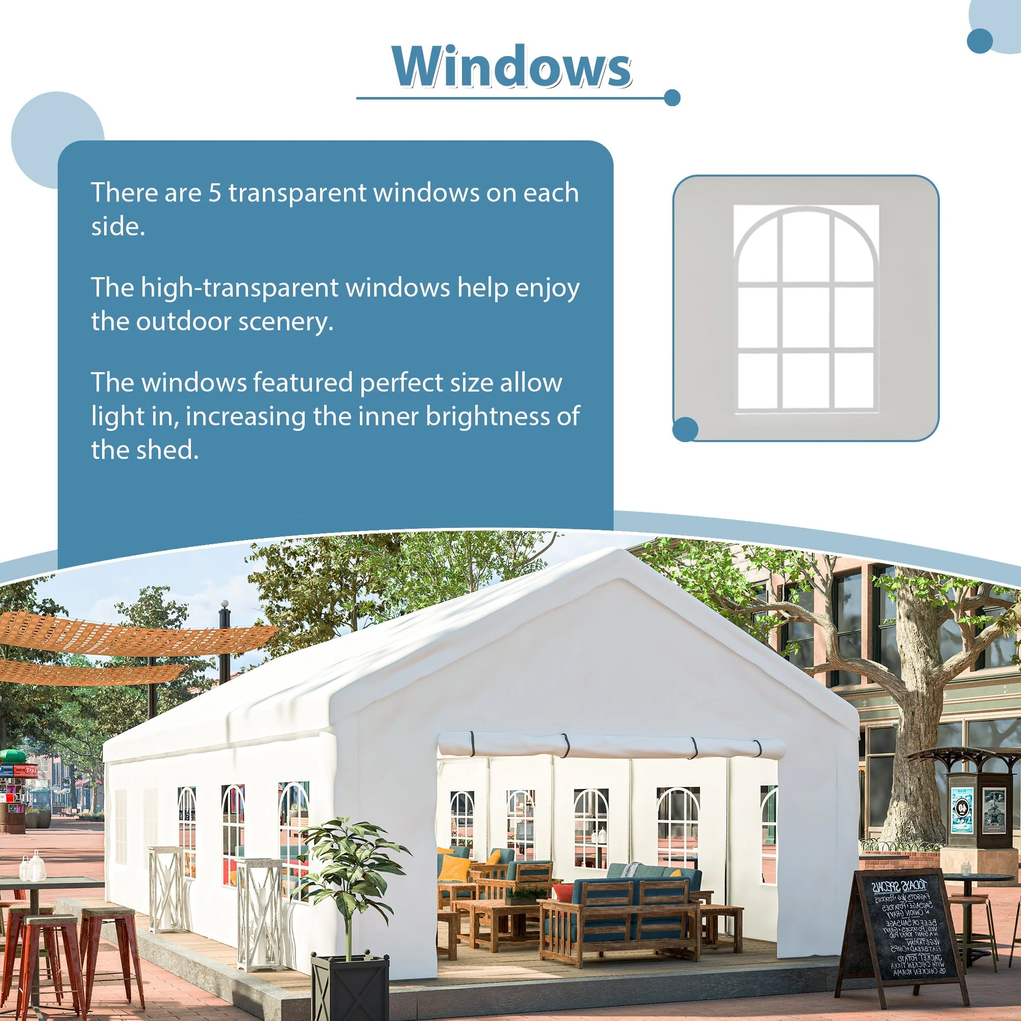 16x32FT Party Tent Heavy Duty Large Wedding Event Shelters - Image 5