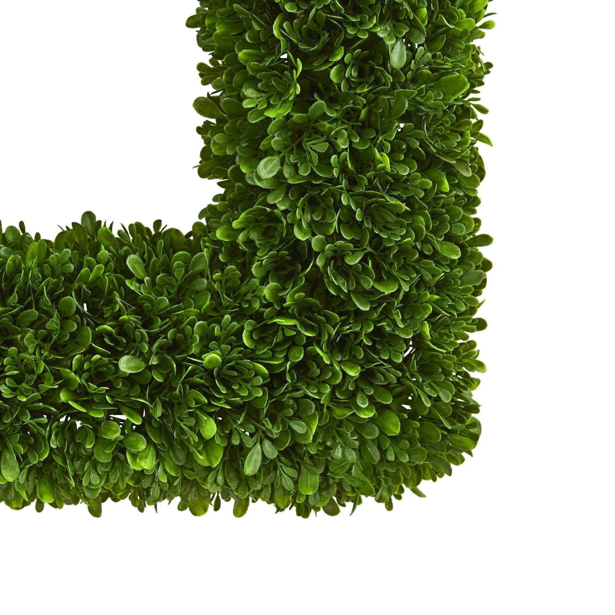 17” Tea Leaf Square Wreath UV Resistant (Indoor / Outdoor) - Image 2