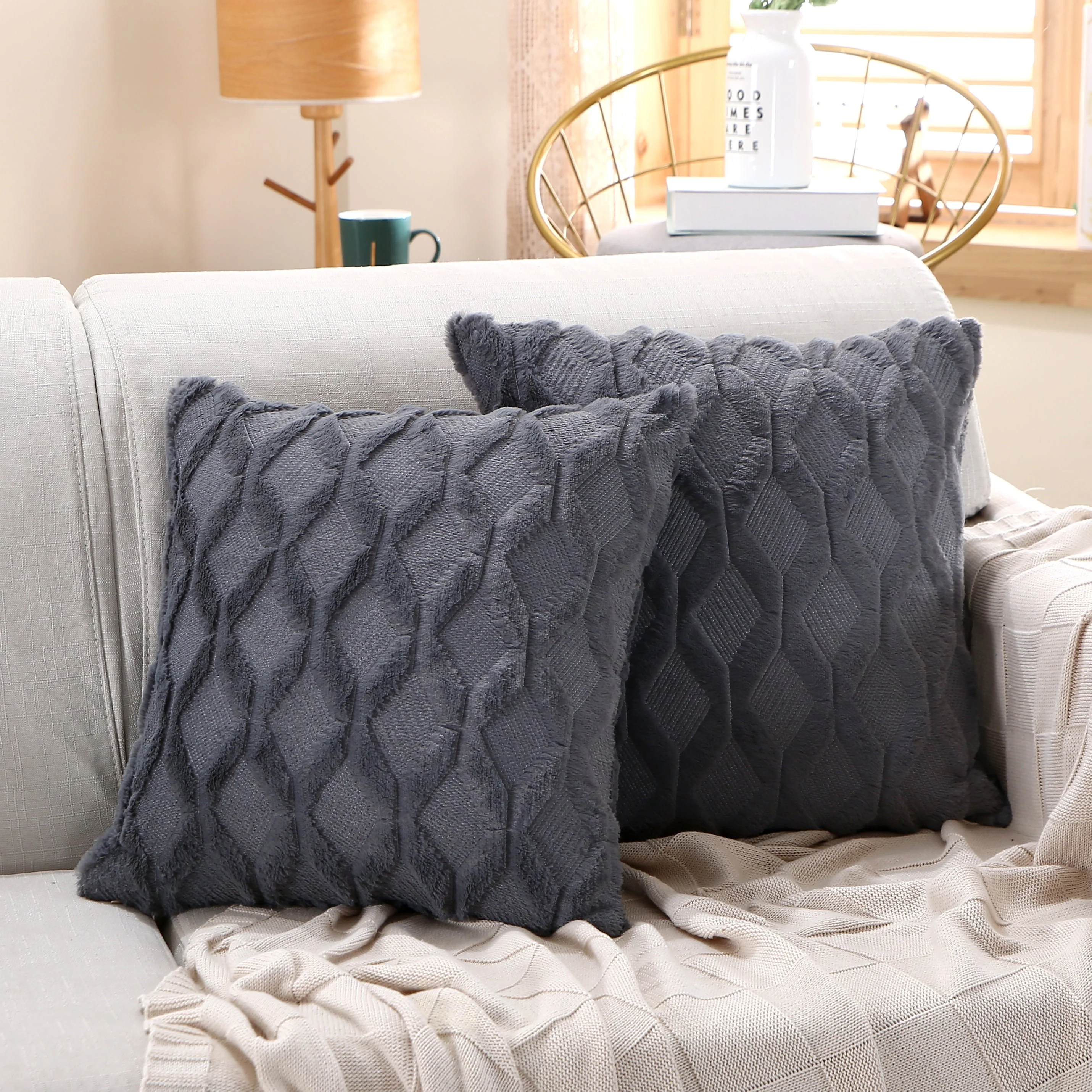 18"x18" Throw Pillow FULL set of cover and insert  Wide Variety of Colors reversable - Image 10
