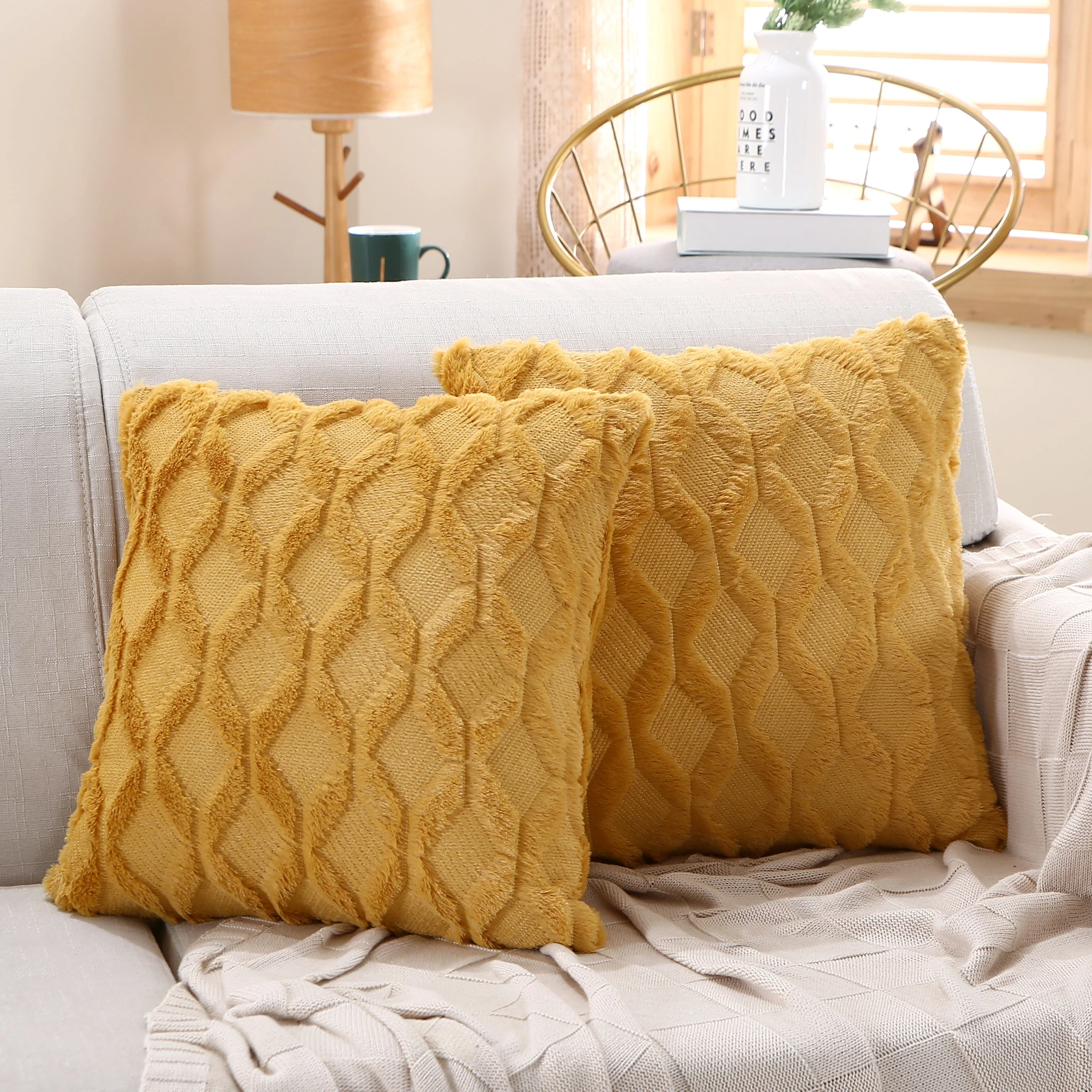 18"x18" Throw Pillow FULL set of cover and insert  Wide Variety of Colors reversable - Image 11