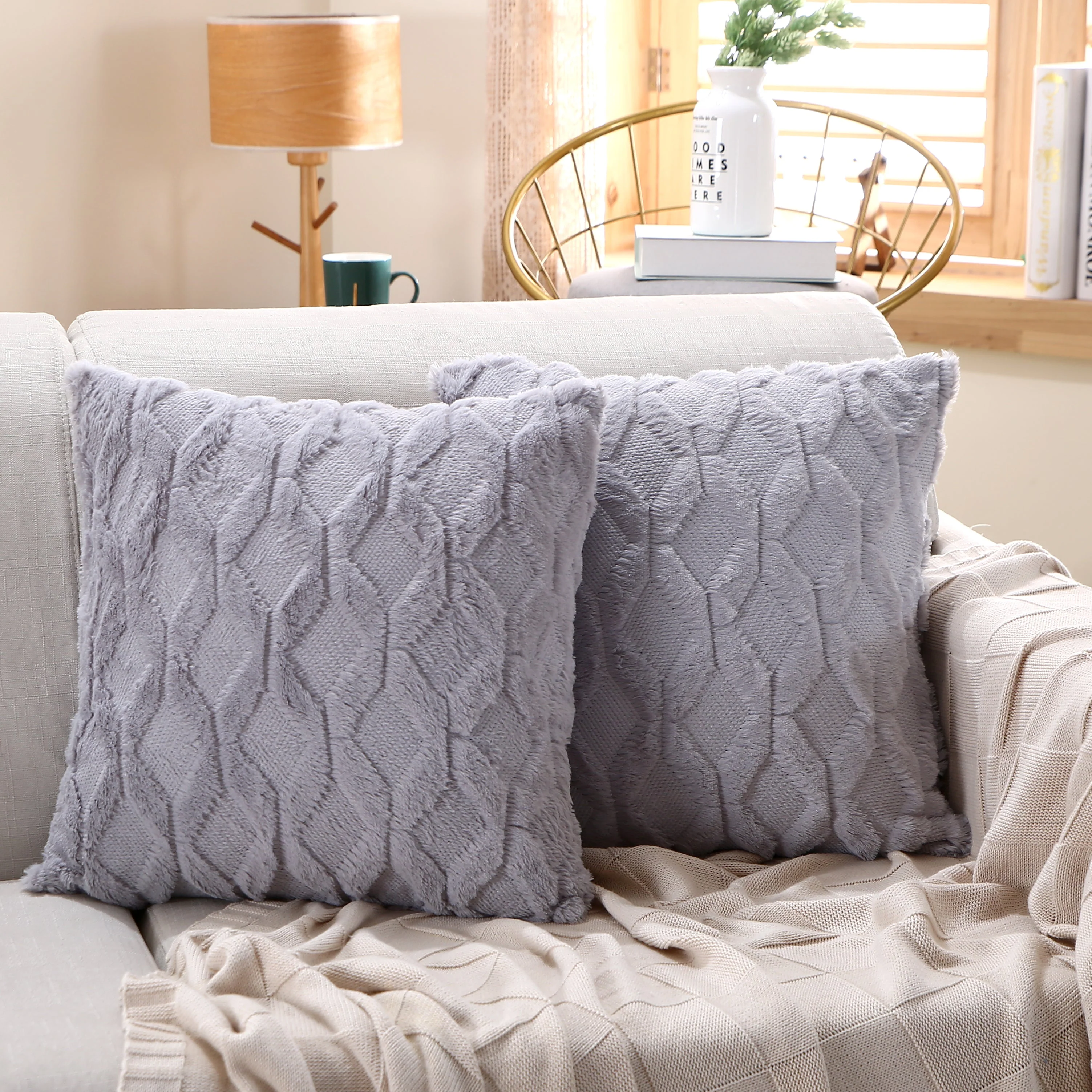 18"x18" Throw Pillow FULL set of cover and insert  Wide Variety of Colors reversable - Image 7
