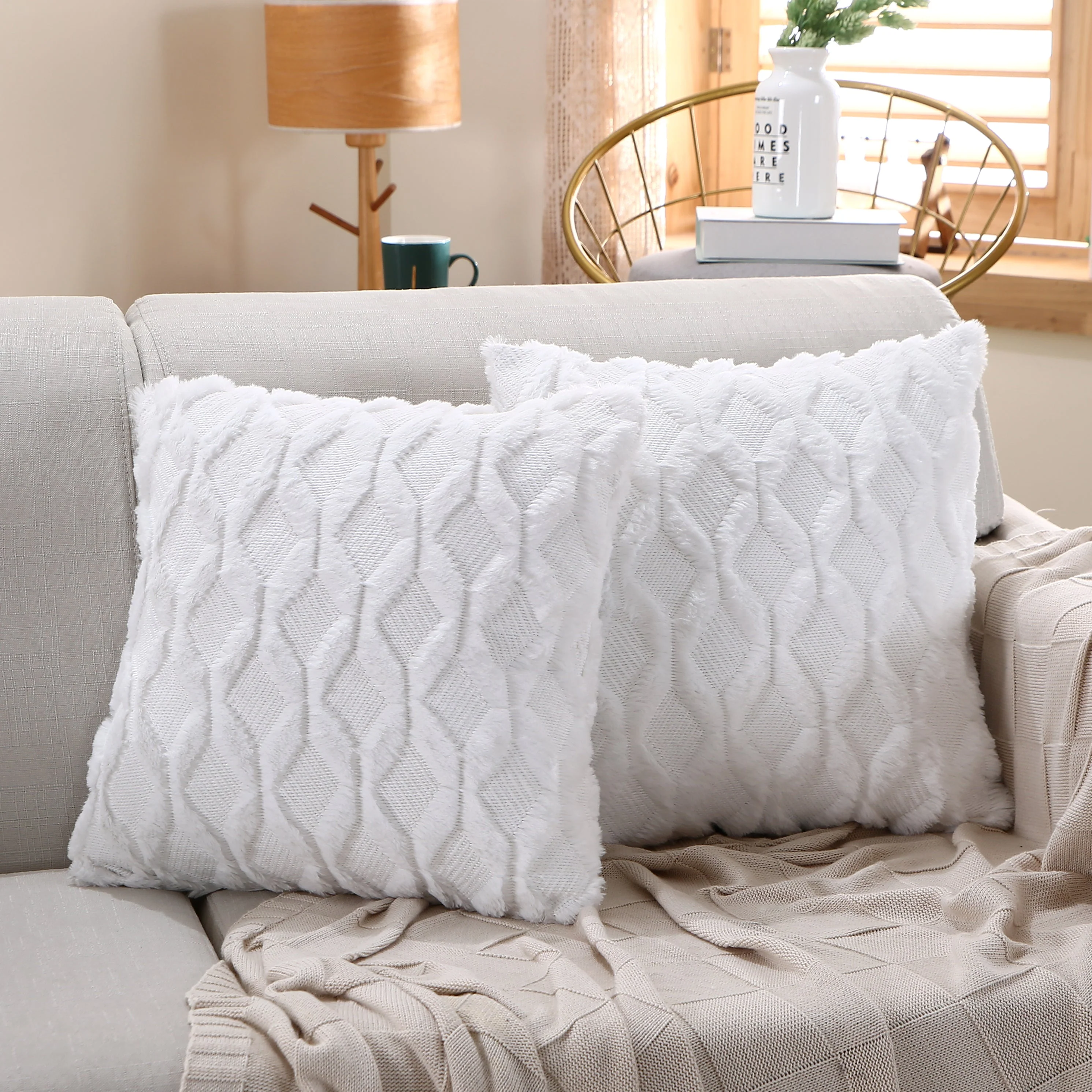 18"x18" Throw Pillow FULL set of cover and insert  Wide Variety of Colors reversable - Image 8