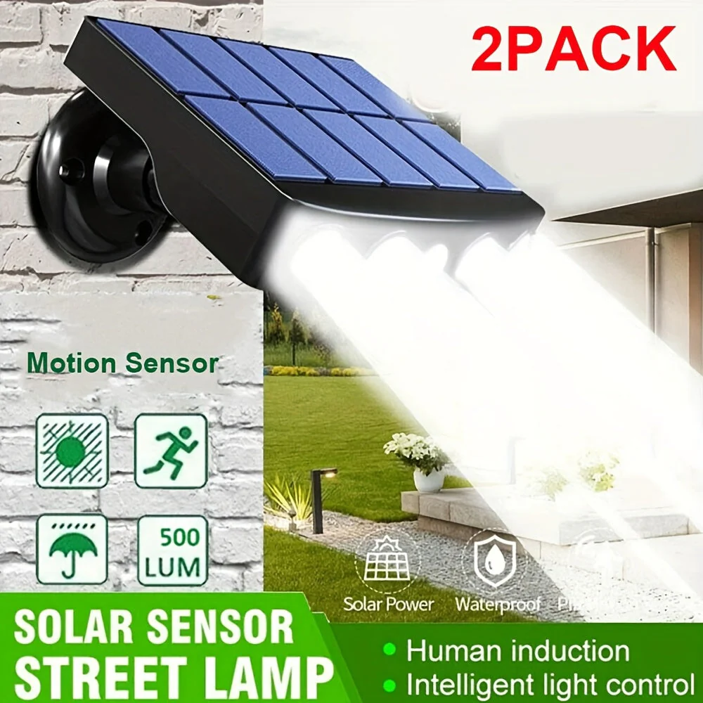 2/4-Pack Outdoor Solar Wall Lights – Motion Sensor, Dusk-to-Dawn, IP44 Rated - Image 12
