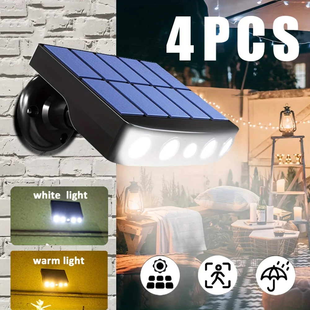 2/4-Pack Outdoor Solar Wall Lights – Motion Sensor, Dusk-to-Dawn, IP44 Rated - Image 15