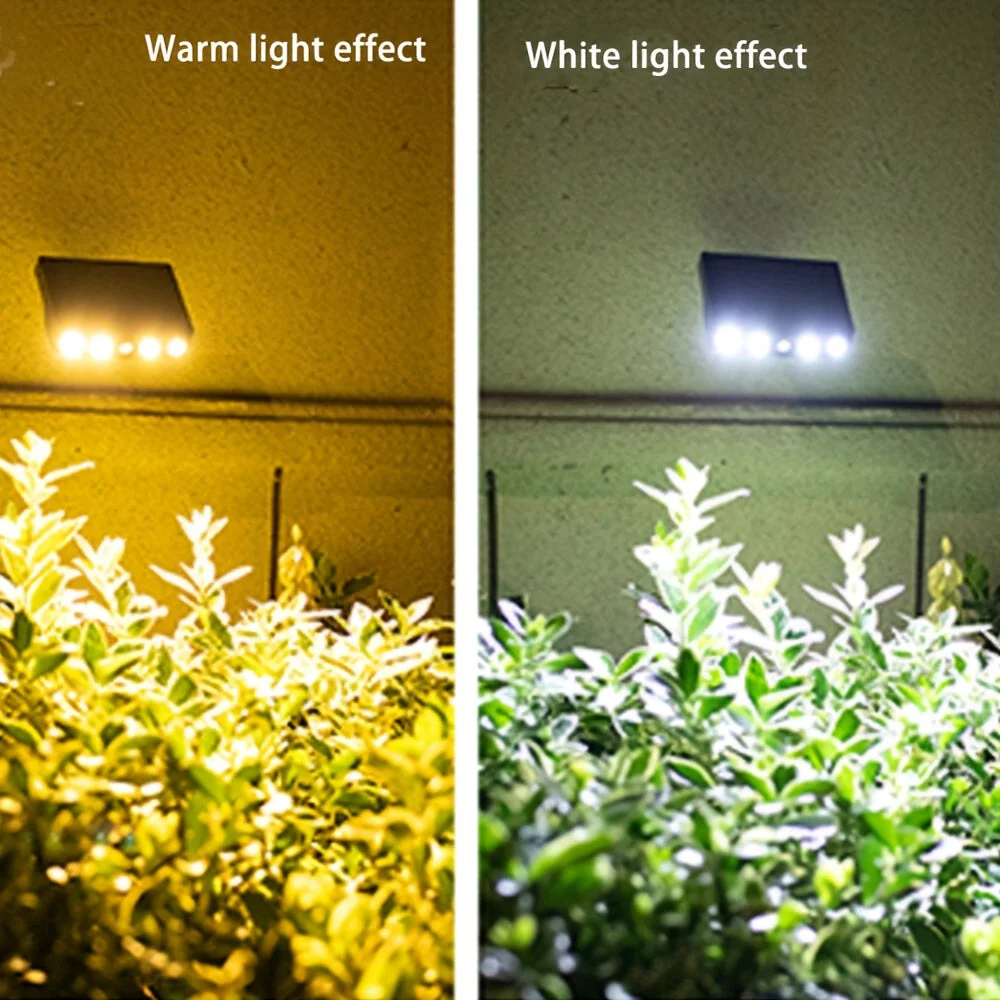 2/4-Pack Outdoor Solar Wall Lights – Motion Sensor, Dusk-to-Dawn, IP44 Rated - Image 4