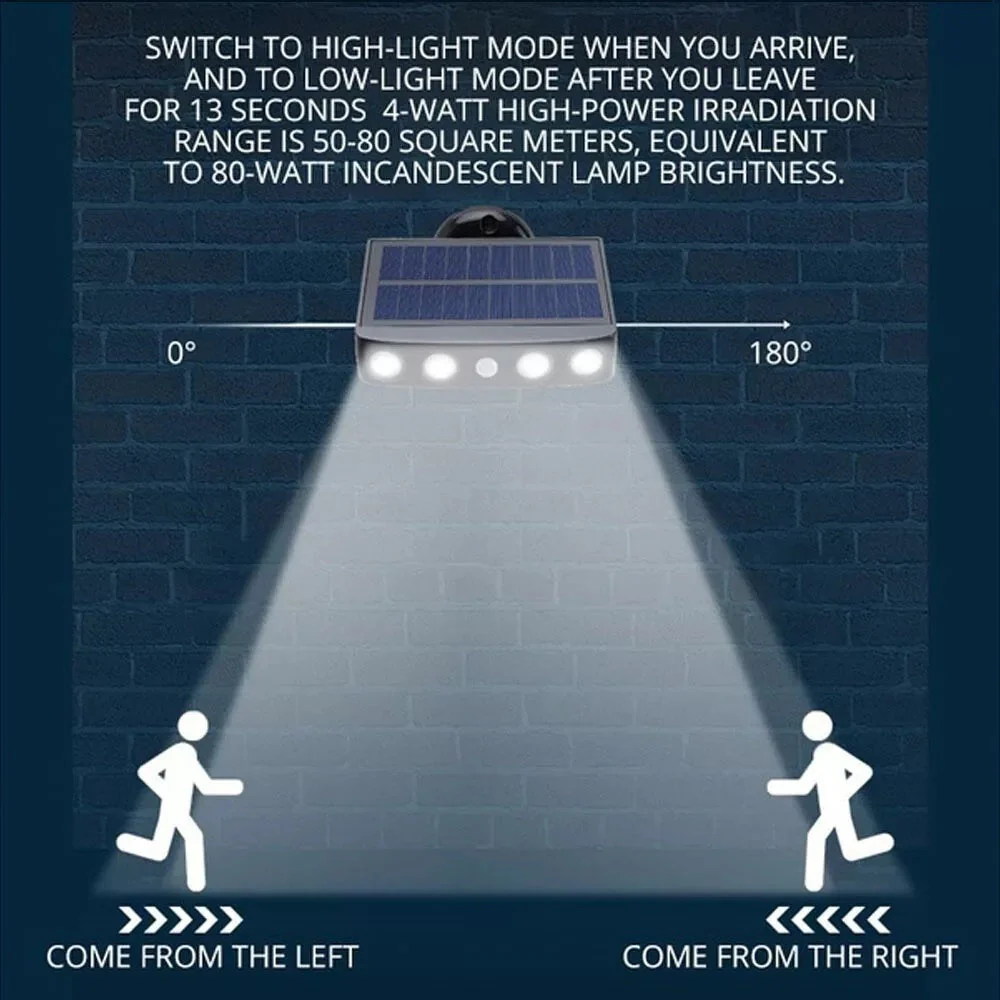 2/4-Pack Outdoor Solar Wall Lights – Motion Sensor, Dusk-to-Dawn, IP44 Rated - Image 7