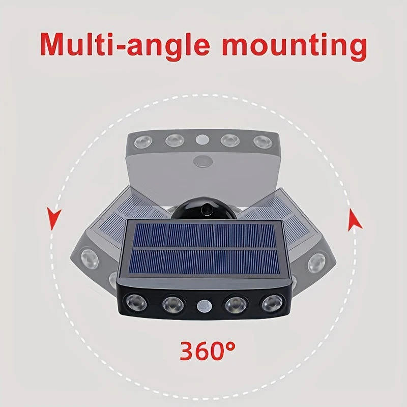 2/4-Pack Outdoor Solar Wall Lights – Motion Sensor, Dusk-to-Dawn, IP44 Rated - Image 9