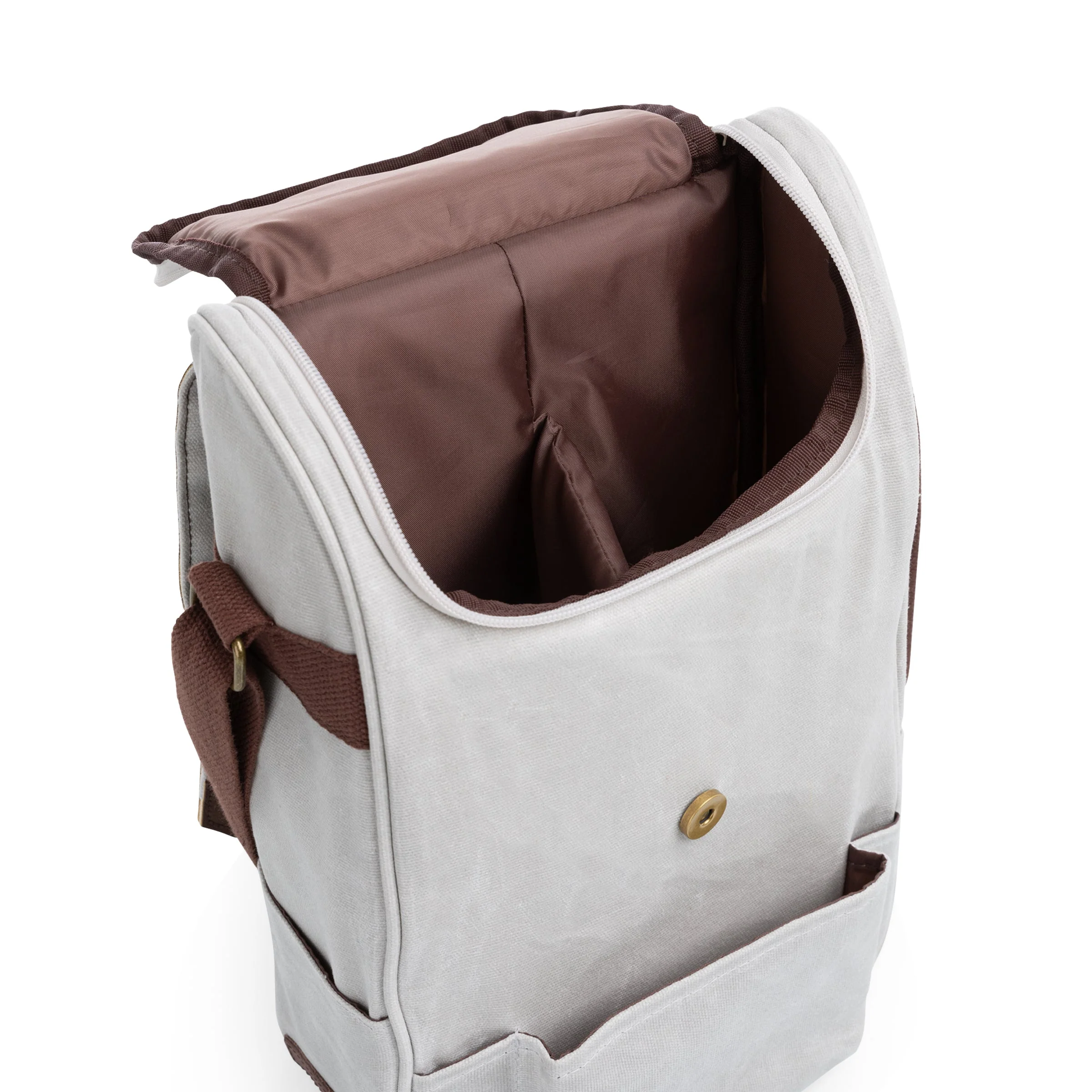 2 Bottle Insulated Wine & Cheese Cooler Tote - Image 12