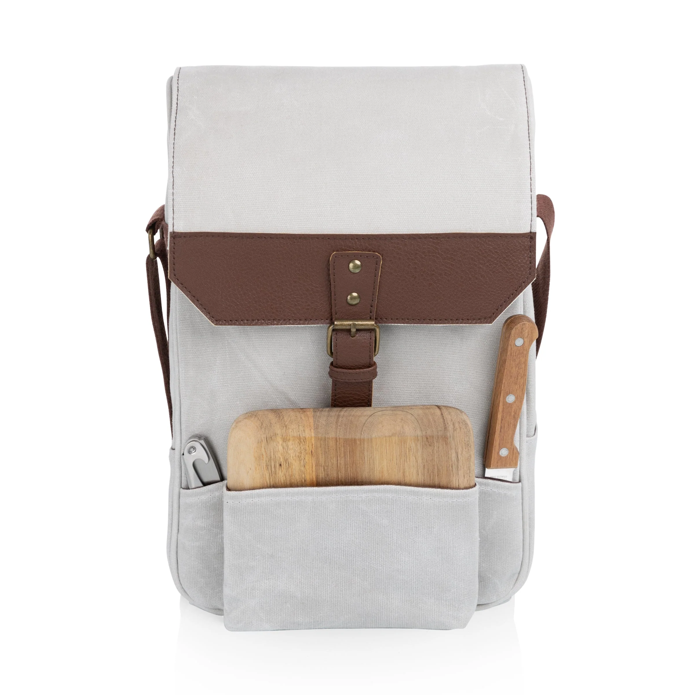 2 Bottle Insulated Wine & Cheese Cooler Tote - Image 5
