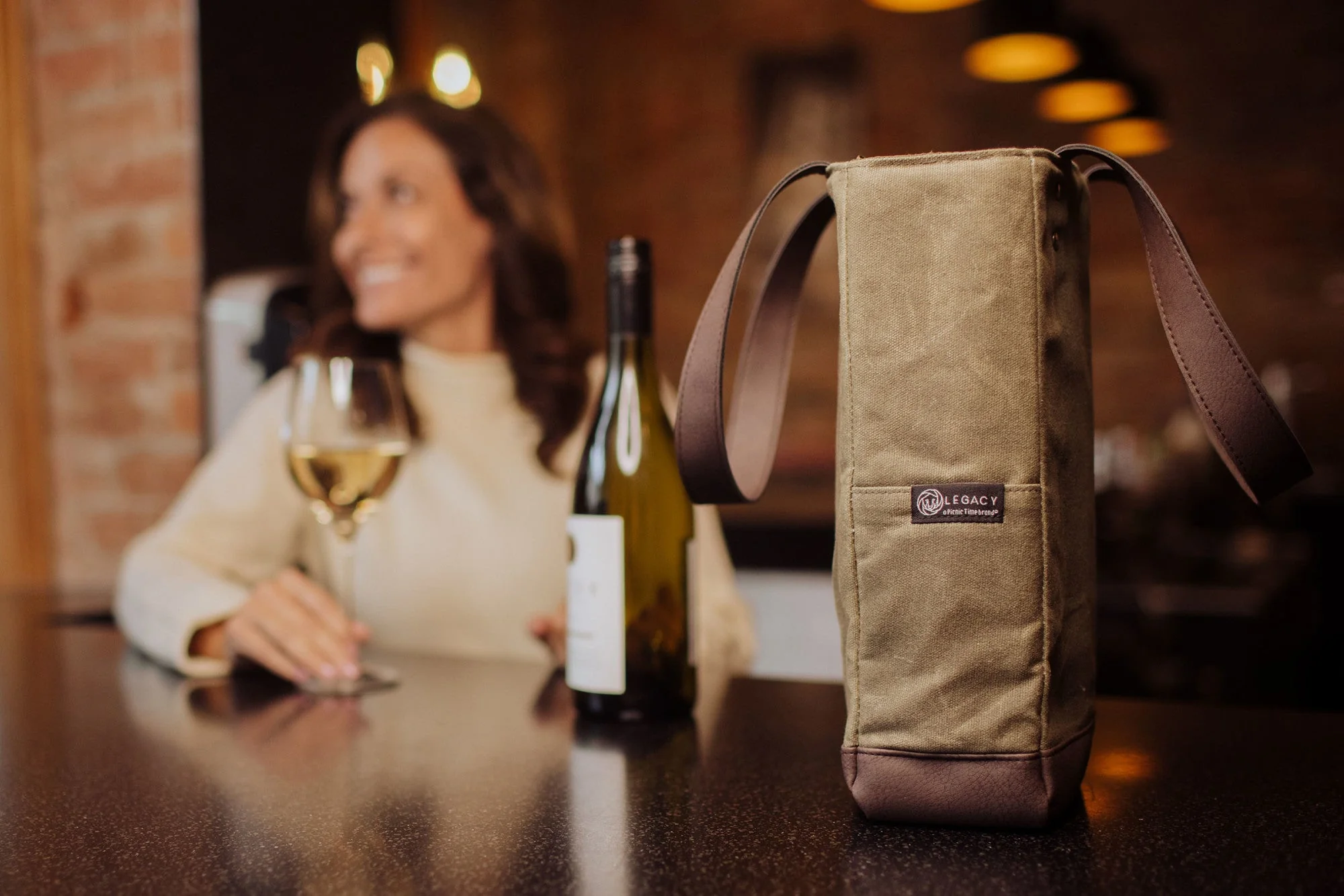 2 Bottle Insulated Wine Cooler Bag - Image 8