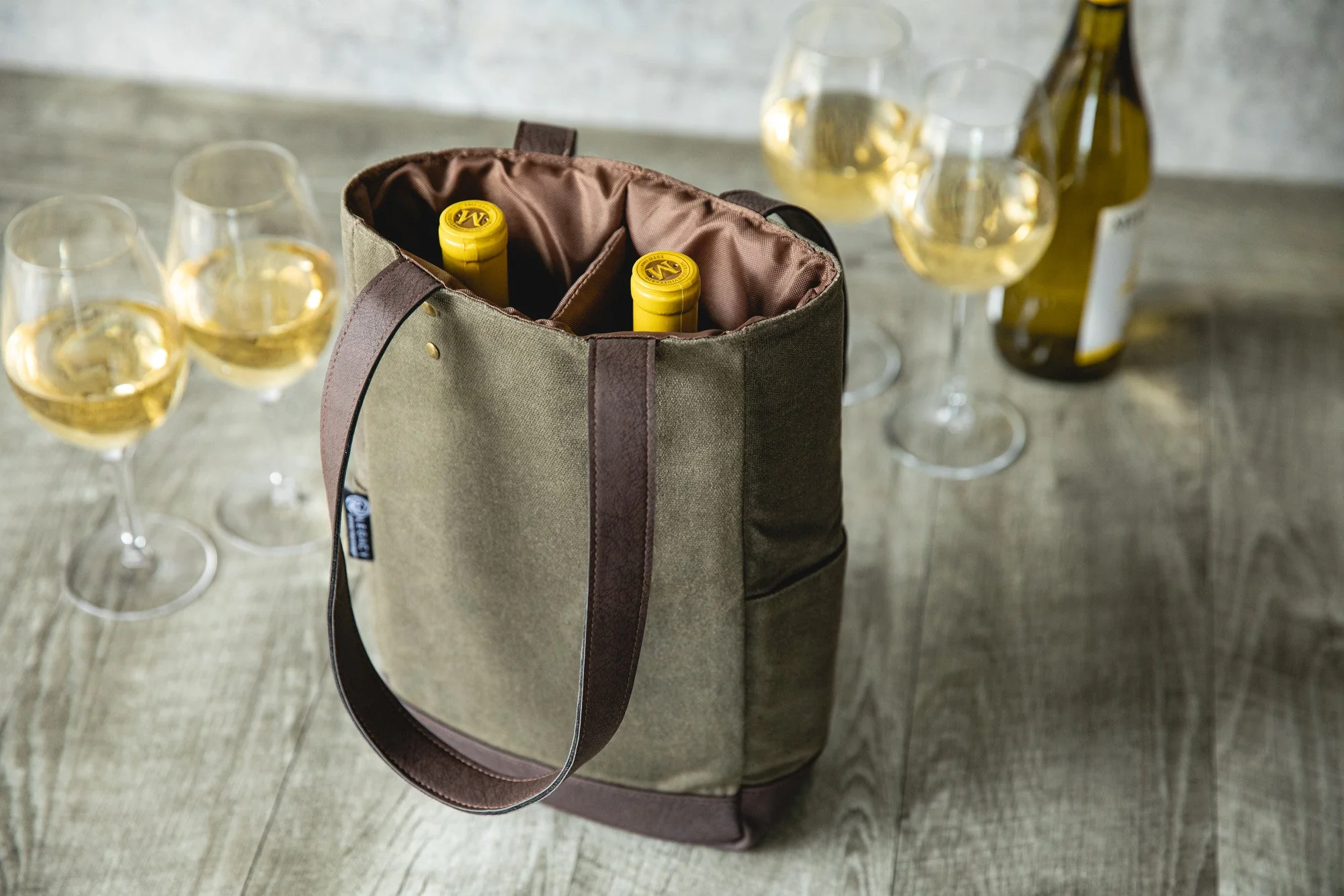 2 Bottle Insulated Wine Cooler Bag - Image 9