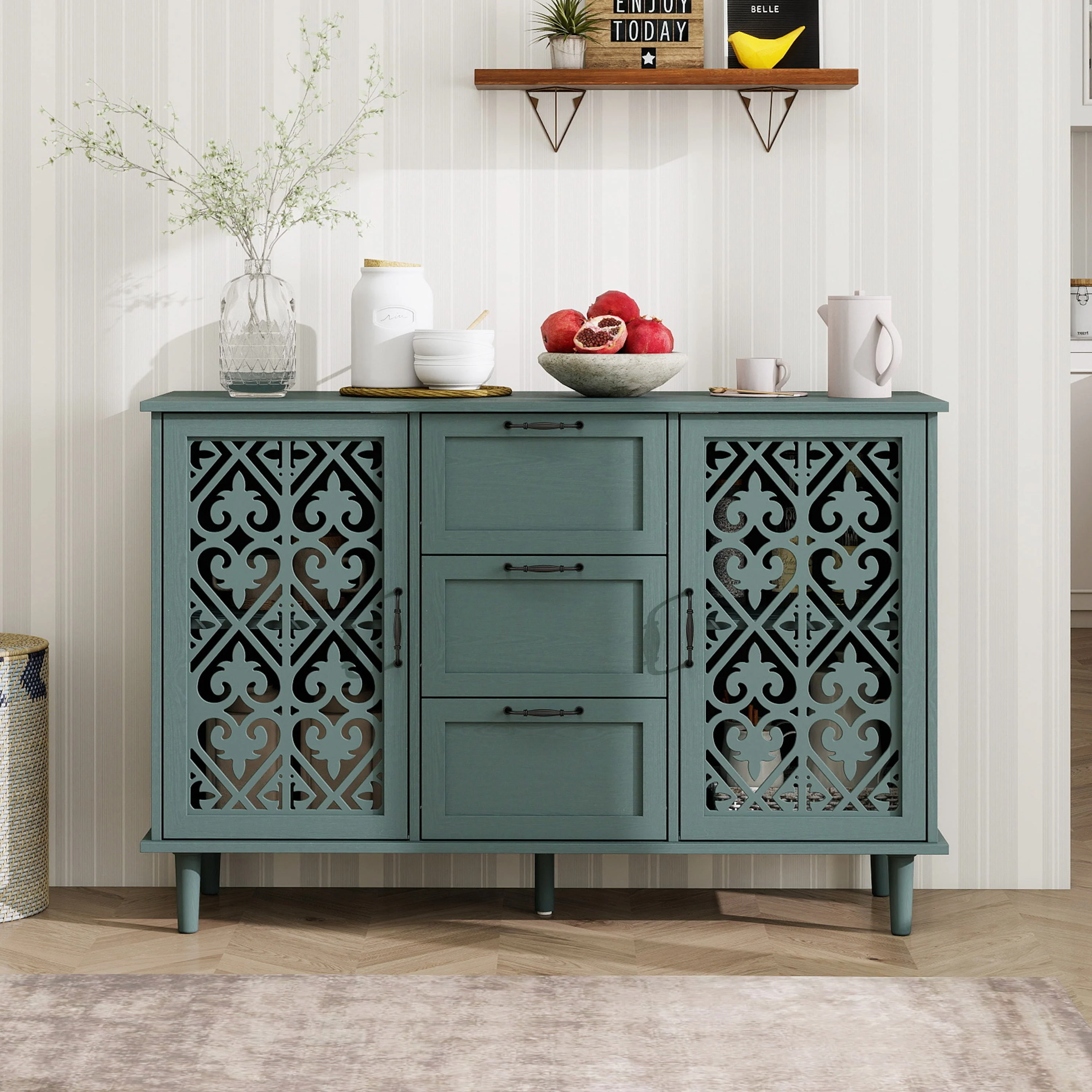 2 Door 3 Drawer Cabinet - Image 2