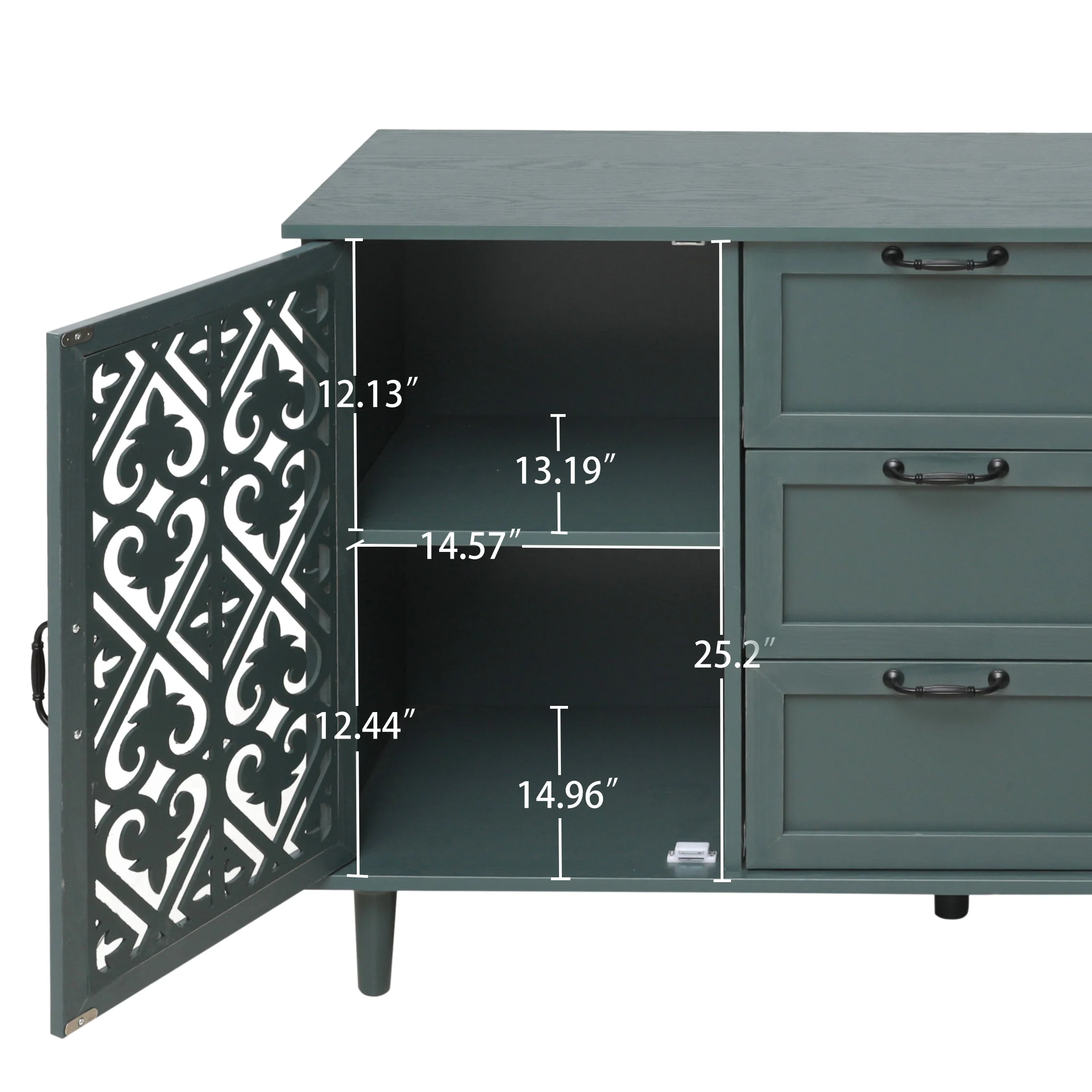 2 Door 3 Drawer Cabinet - Image 6