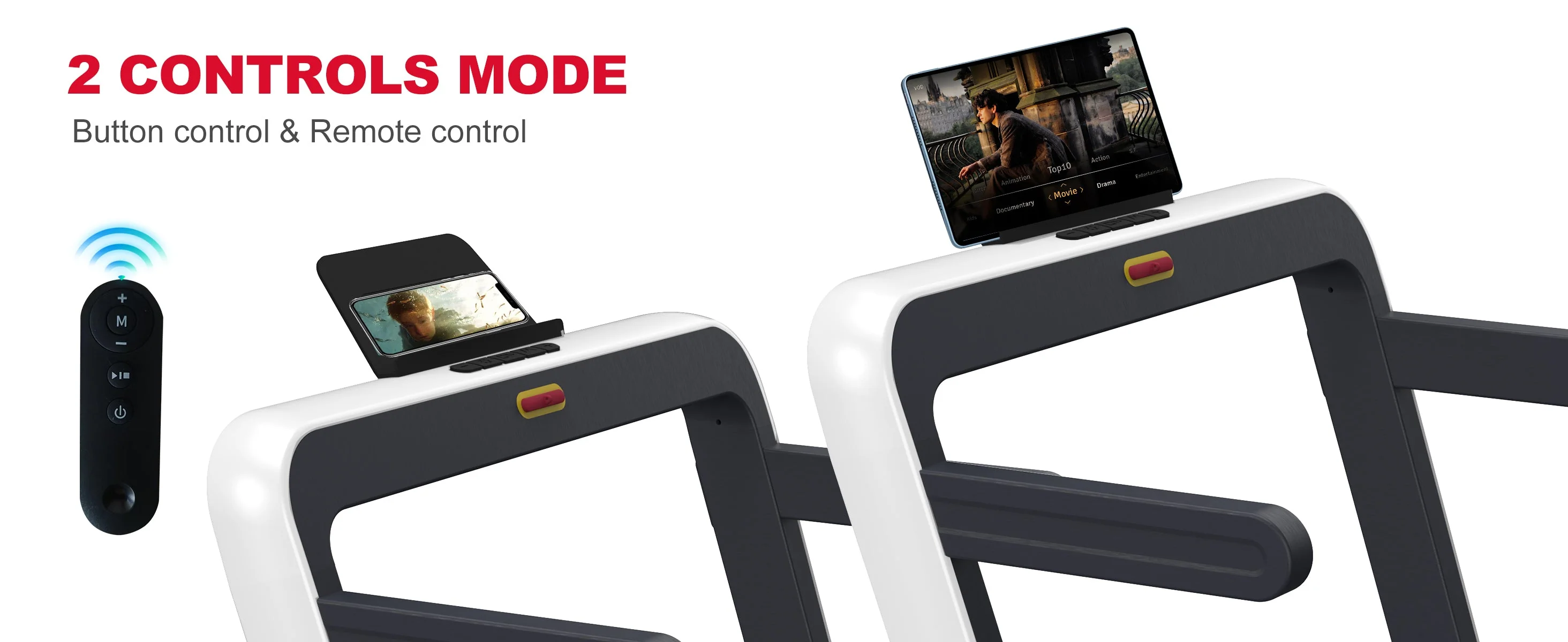 2 in 1 Under Desk Treadmill 2.5HP Folding Electric Machine - Image 9