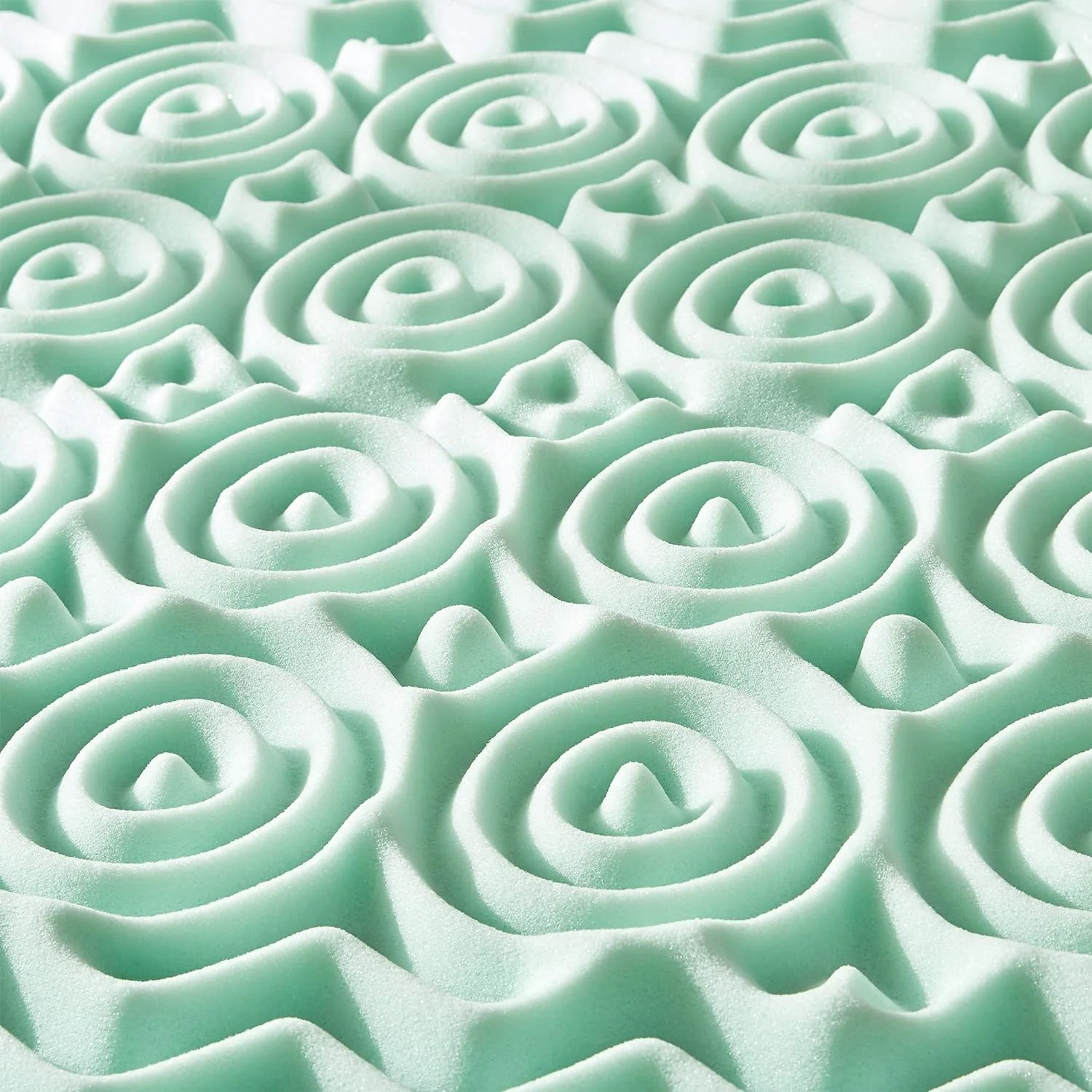 2 Inch 7-Zone Memory Foam Mattress Topper with Calming Aloe Infusion - Image 2