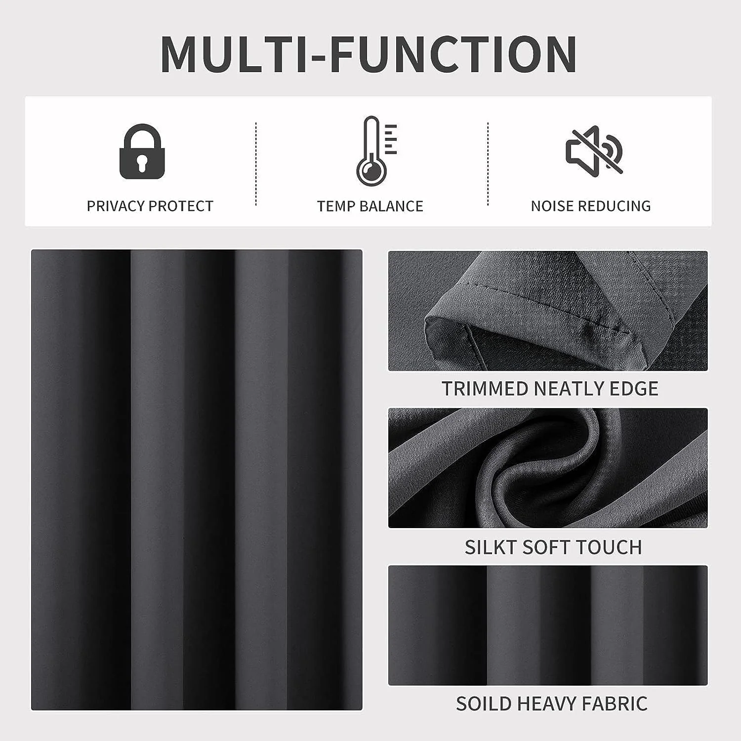 2 Pack - 55" x 84" Solid Thermal Blackout Panels (19 Colors) - Image 16