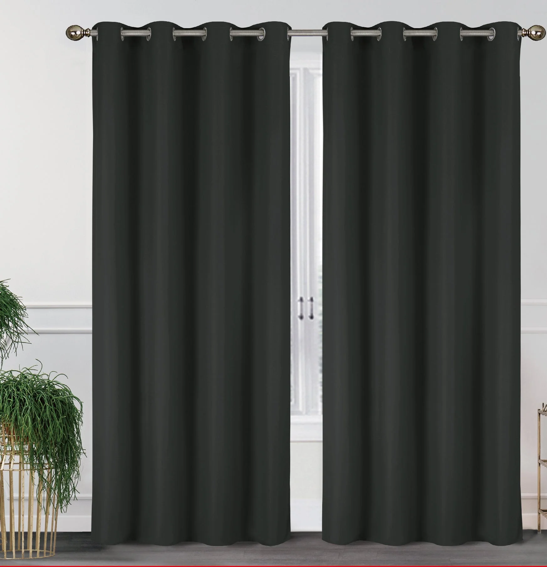 2 Pack - 55" x 84" Solid Thermal Blackout Panels (19 Colors) - Image 26