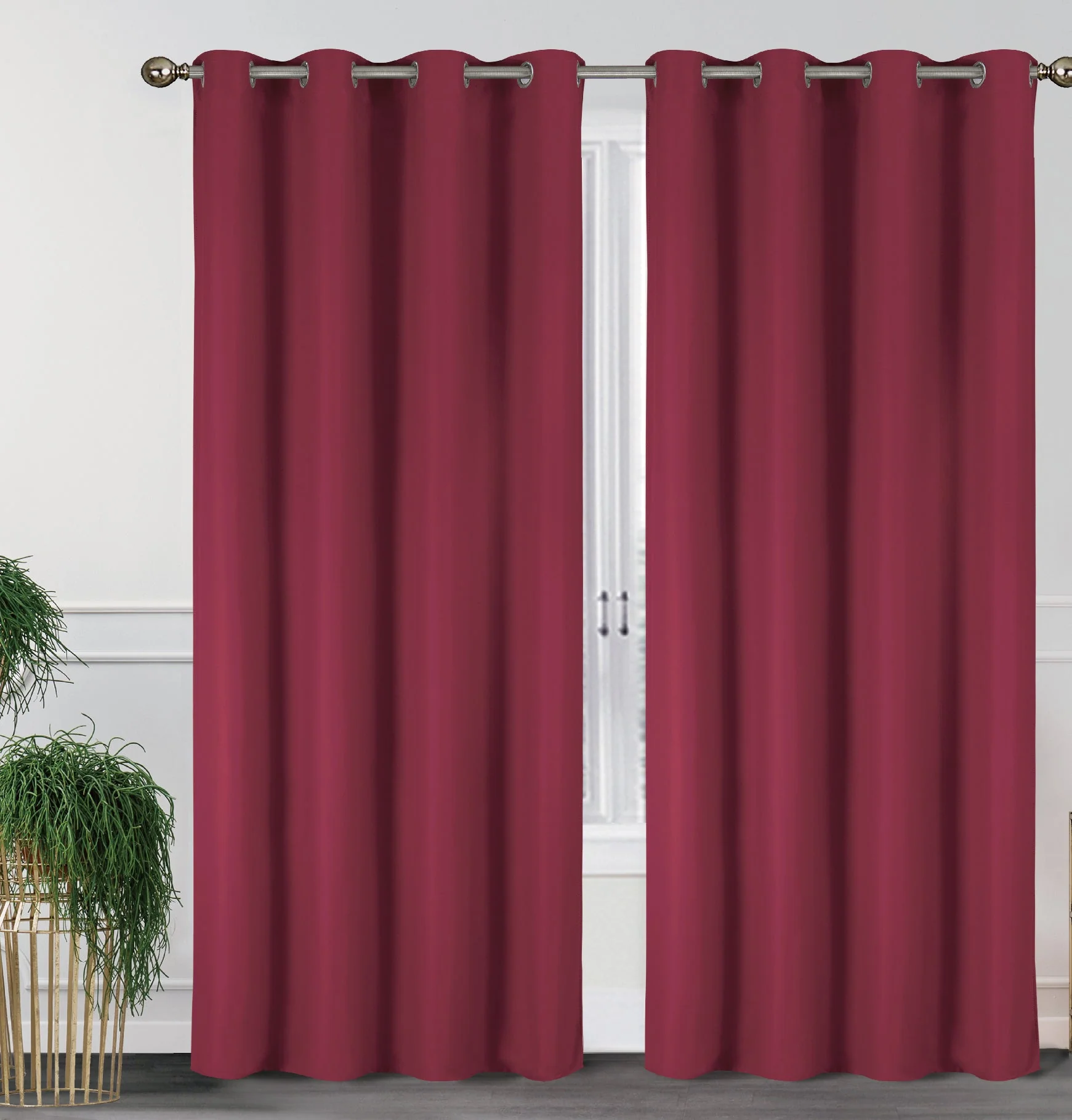 2 Pack - 55" x 84" Solid Thermal Blackout Panels (19 Colors) - Image 3