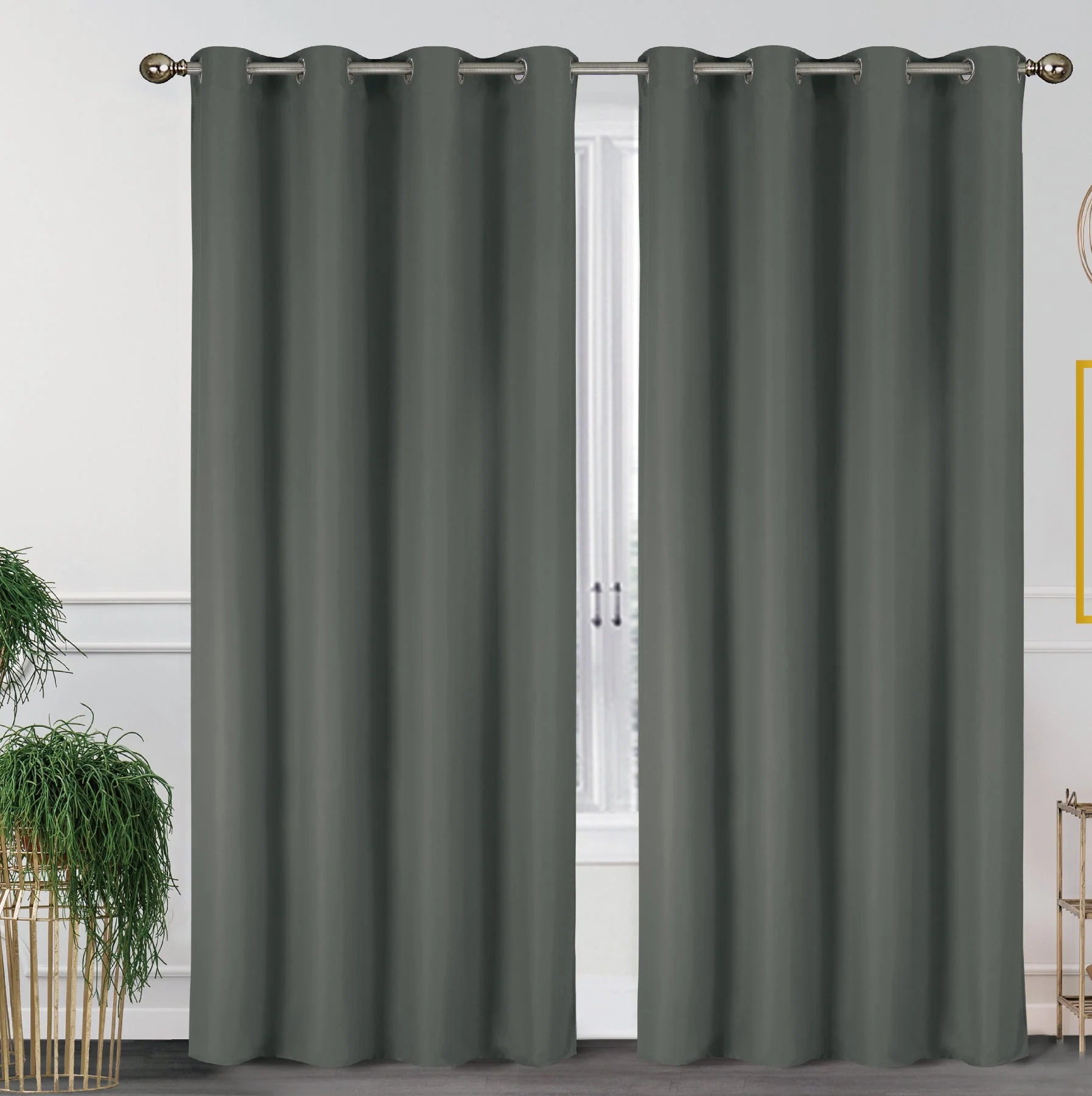 2 Pack - 55" x 84" Solid Thermal Blackout Panels (19 Colors) - Image 32