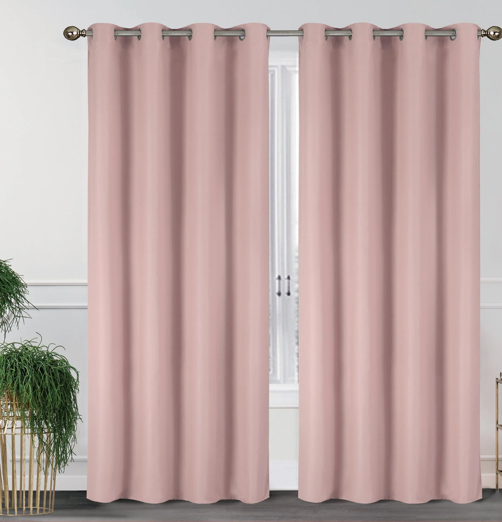 2 Pack - 55" x 84" Solid Thermal Blackout Panels (19 Colors) - Image 34