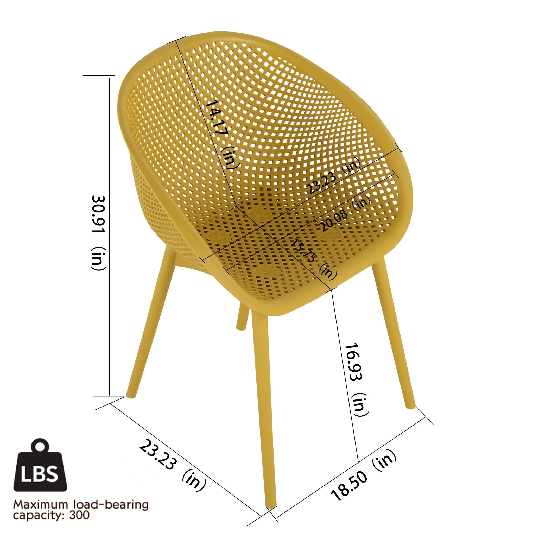 2 Pack Lounge Chair Set & Folding Square Table - Image 6