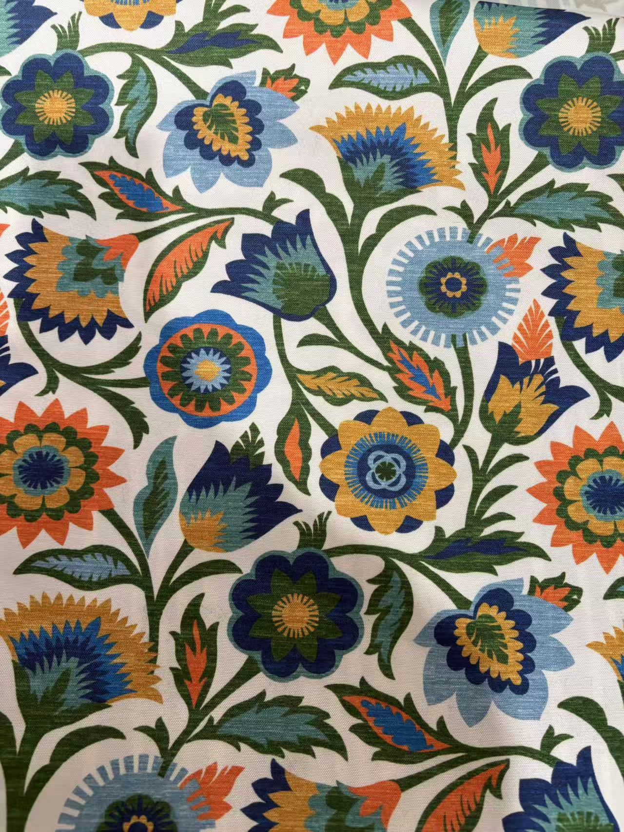 2 Pack Outdoor Throw Pillows - Vintage Floral, 18x18 Inch - Image 11