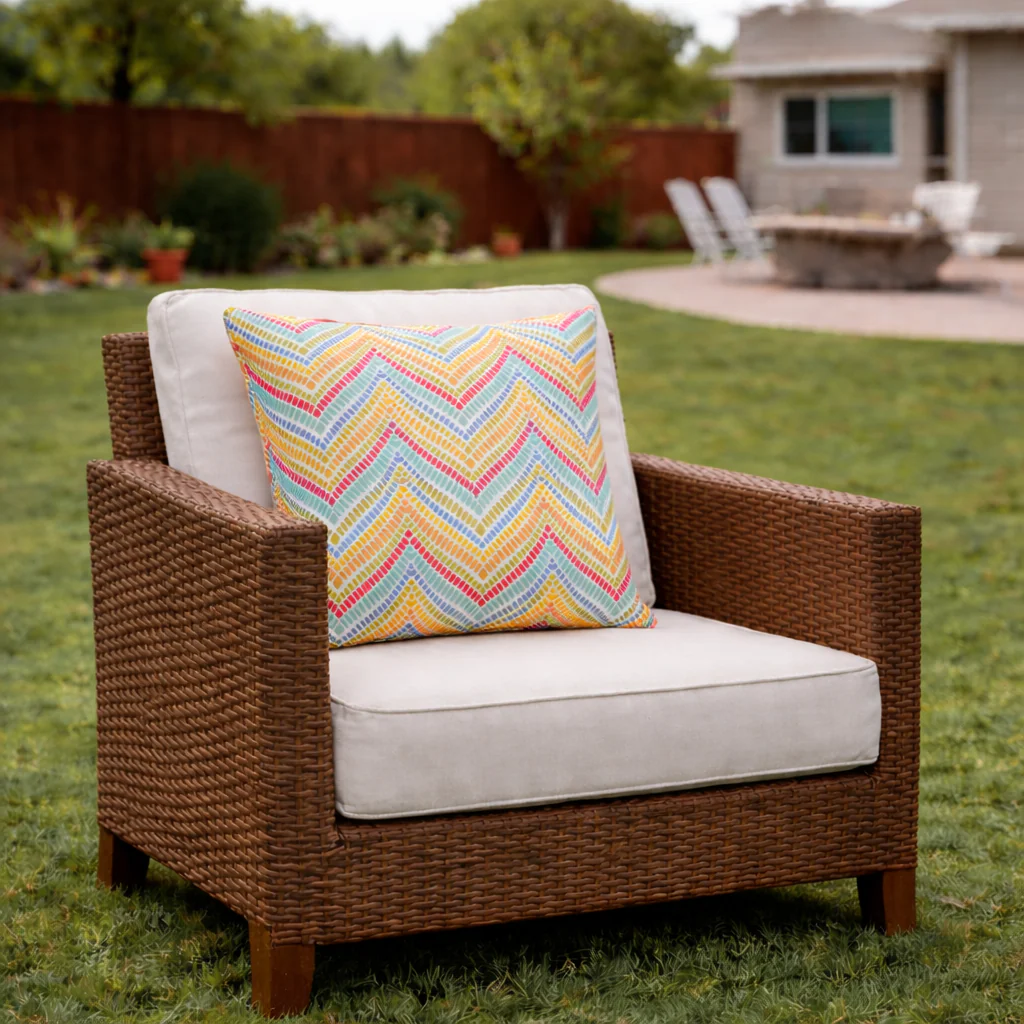 2 Pack Outdoor Throw Pillows, Waterproof & Fade-Resistant - Image 4