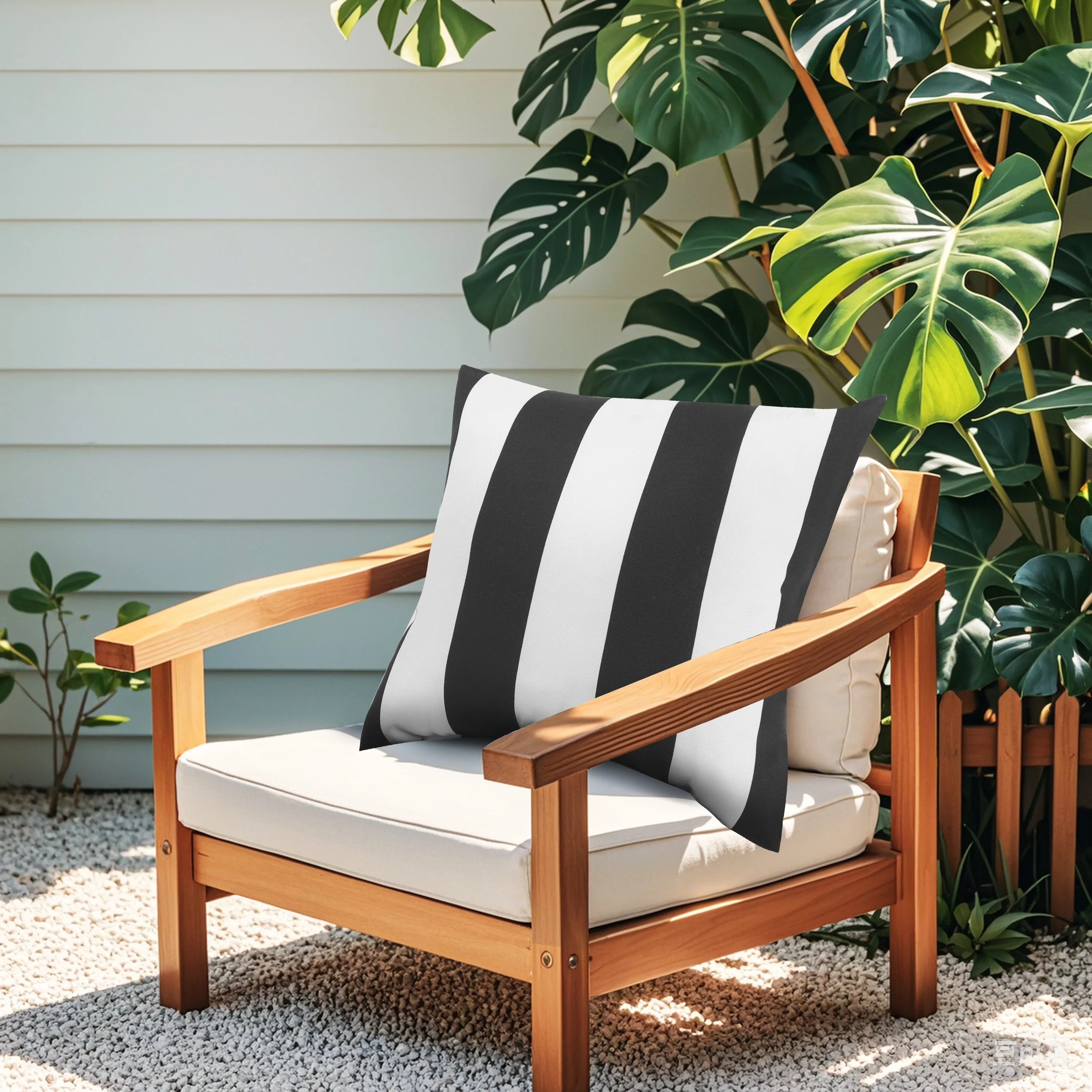 2 Pack Outdoor Throw Pillows, Waterproof & Fade-Resistant (18x18 Inch) - Image 2
