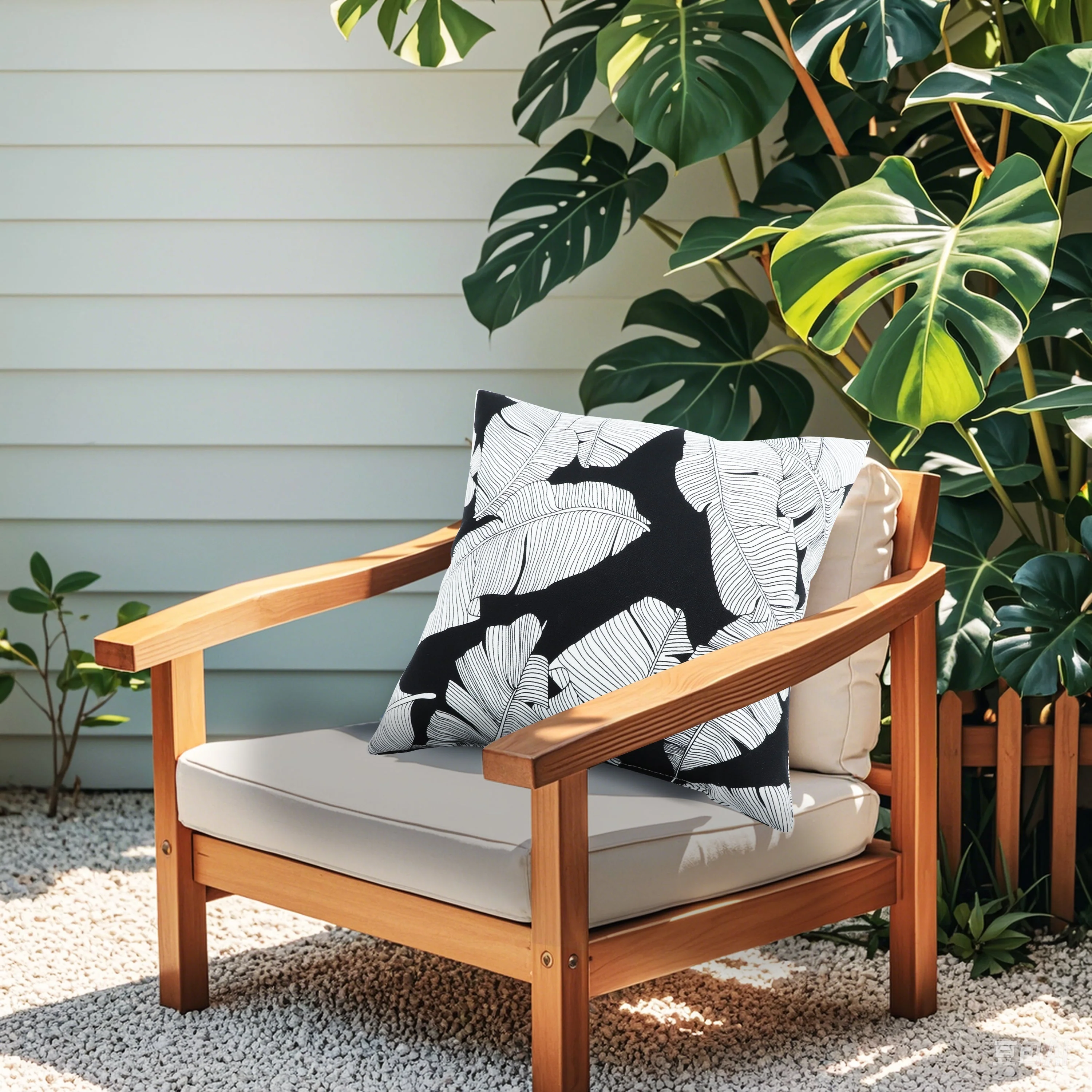 2 Pack Outdoor Throw Pillows, Waterproof & Fade-Resistant (18x18 Inch) - Image 2