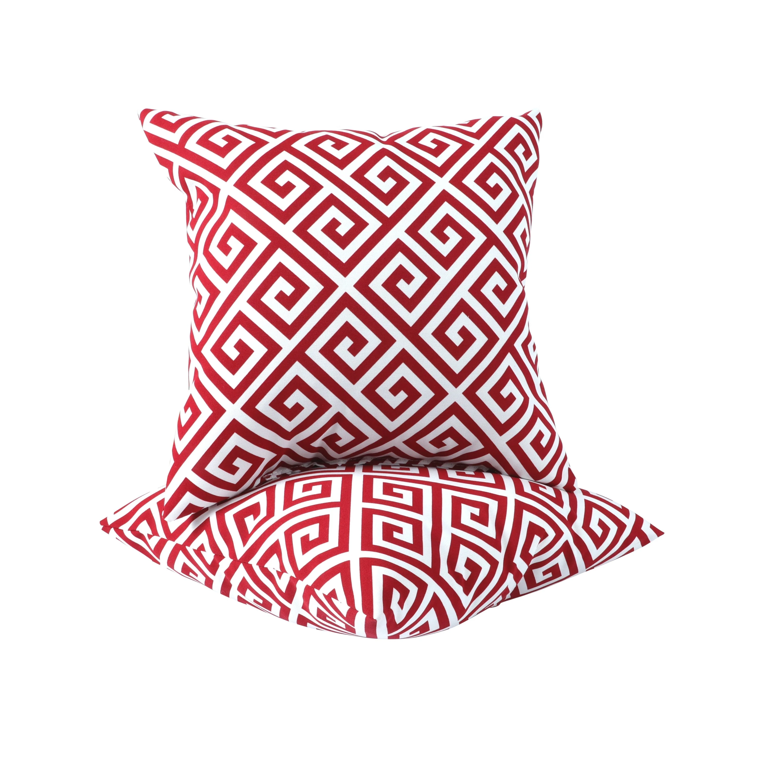 2 Pack Outdoor Throw Pillows - Waterproof & Fade-Resistant (18x18 Inch, Red) - Image 5