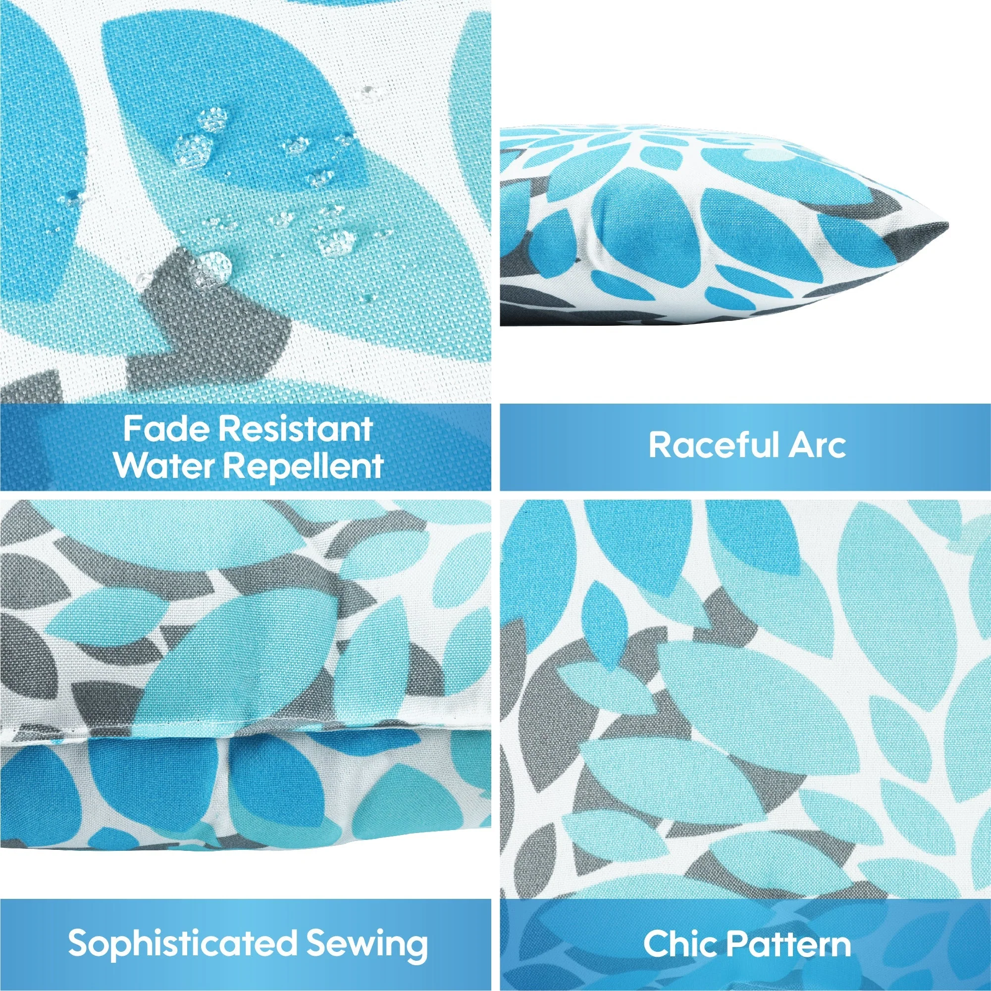 2 Pack Outdoor Throw Pillows, Waterproof & Fade-Resistant - Image 5