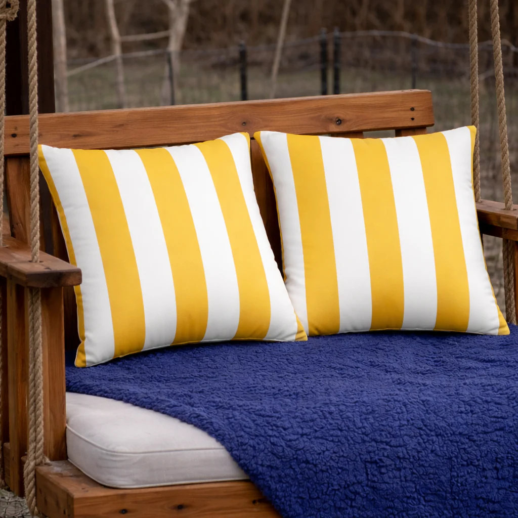 2 Pack Outdoor Throw Pillows, Waterproof & Fade-Resistant - Image 2