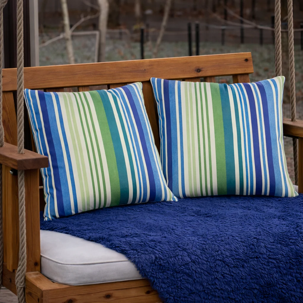 2 Pack Outdoor Throw Pillows, Waterproof & Fade-Resistant - Image 7
