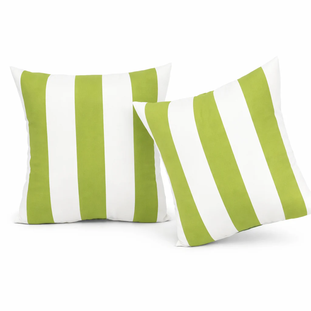 2 Pack Outdoor Throw Pillows, Waterproof & Fade-Resistant Patio Cushions (18x18 Inch) - Image 2