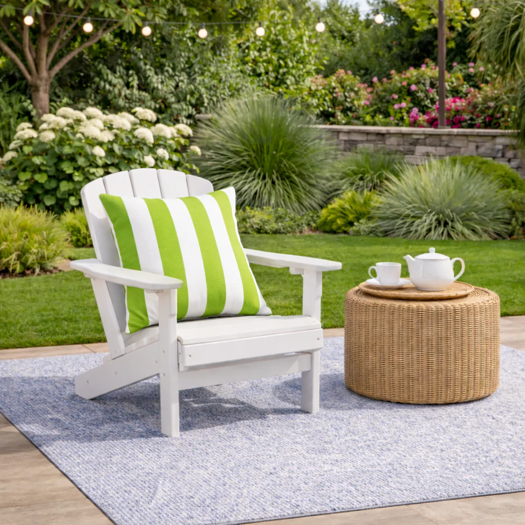 2 Pack Outdoor Throw Pillows, Waterproof & Fade-Resistant Patio Cushions (18x18 Inch) - Image 6