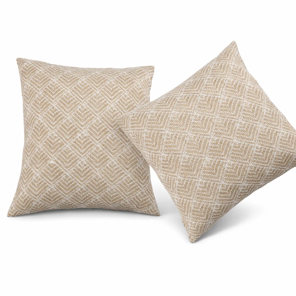 2 Pack Outdoor Throw Pillows, Waterproof & Fade-Resistant Patio Cushions (18x18 Inch) - Image 3